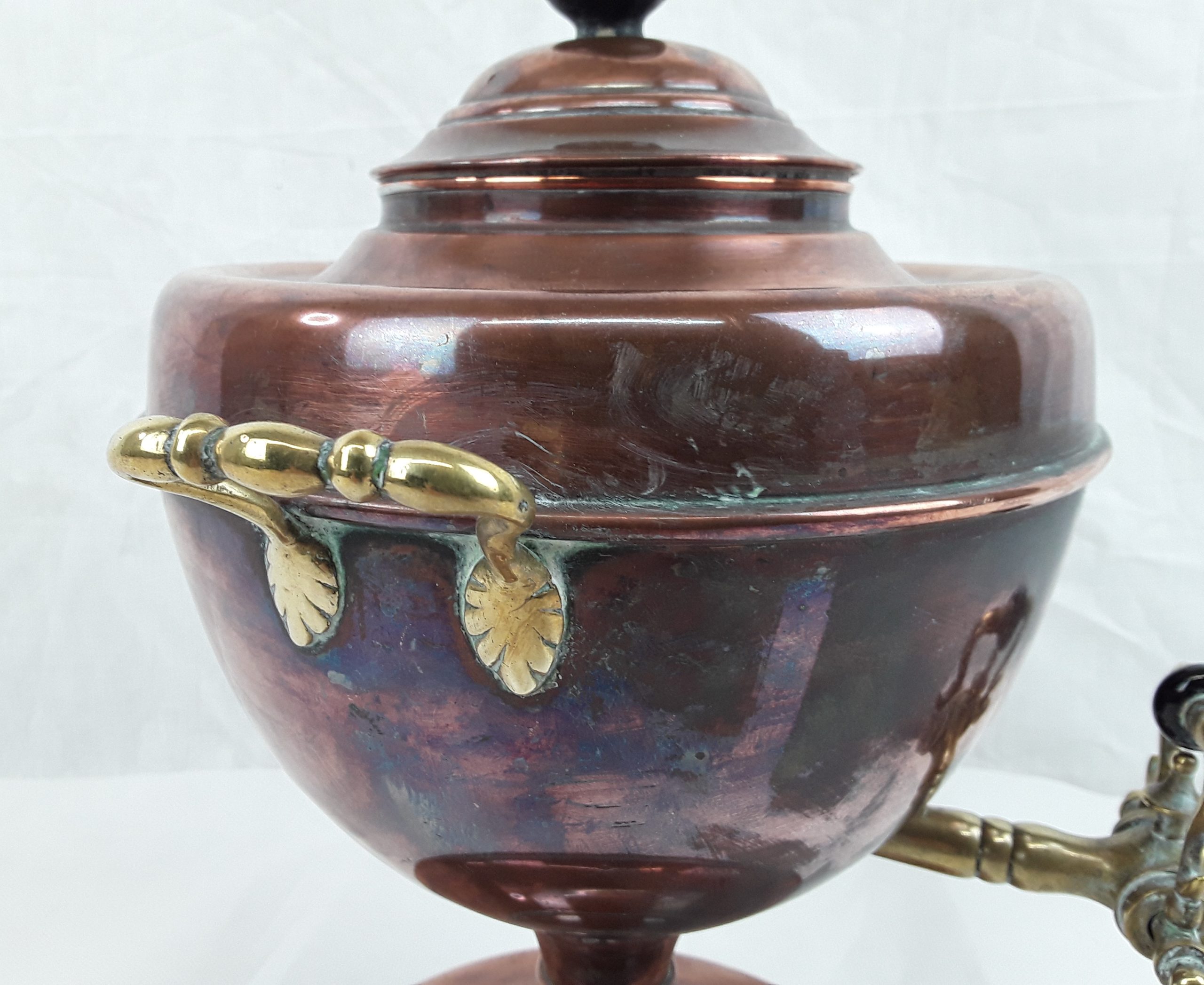 Victorian Copper & Brass Hot Water Urn - Samovar - Image 10