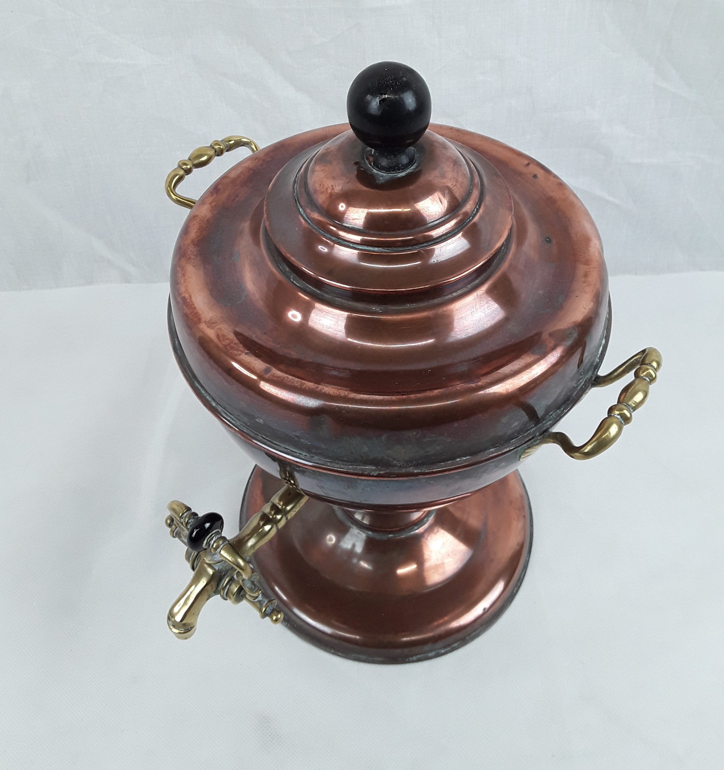 Victorian Copper & Brass Hot Water Urn - Samovar - Image 2