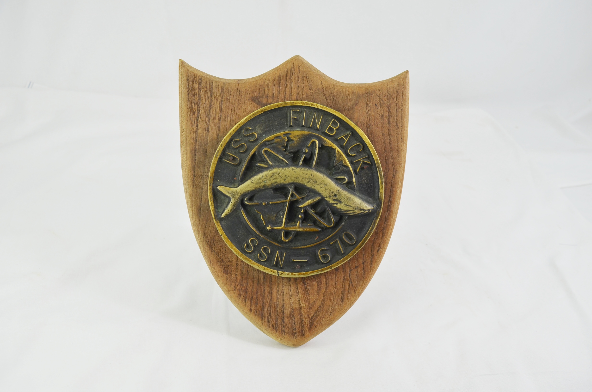 USS Finback (SSN-670) Sturgeon-Class Attack Submarine Plaque