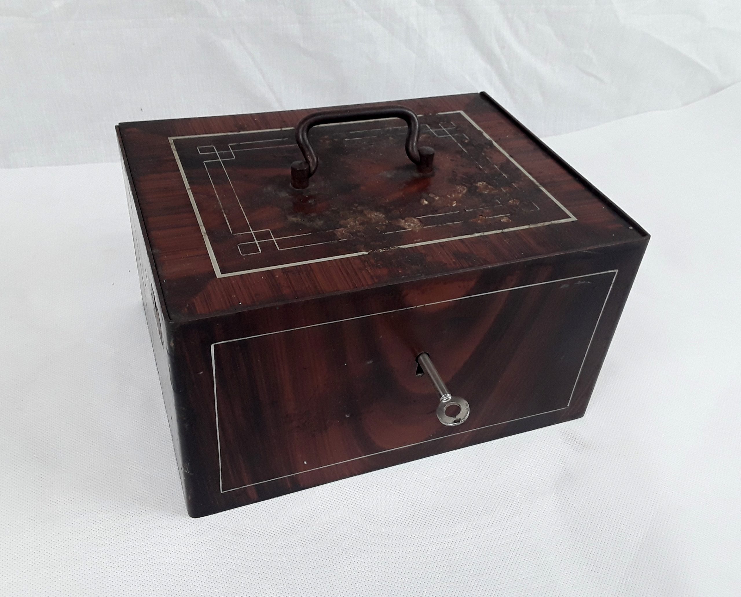 Vintage Alarmed Bank Vault Box - Image 2