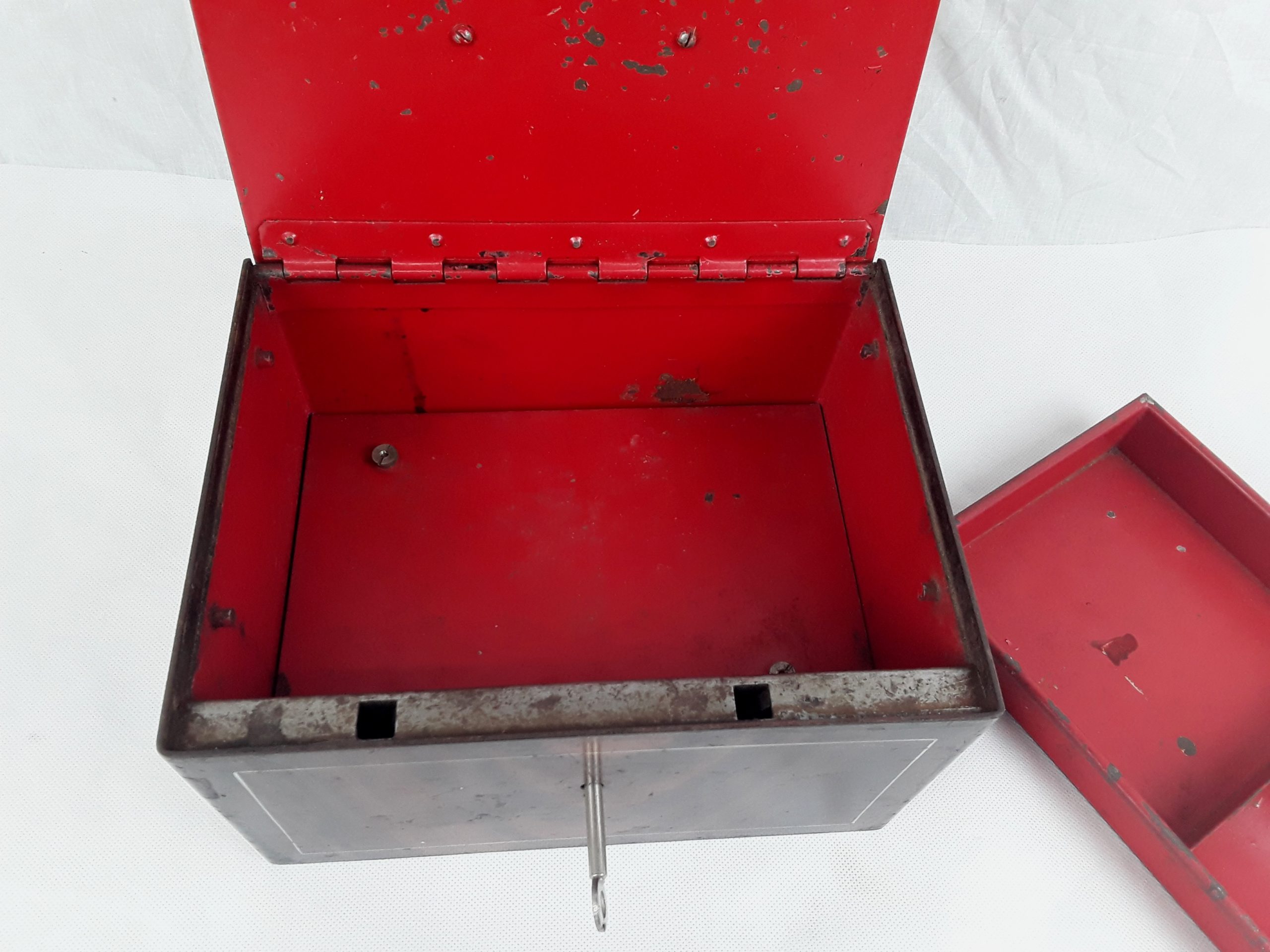 Vintage Alarmed Bank Vault Box - Image 4