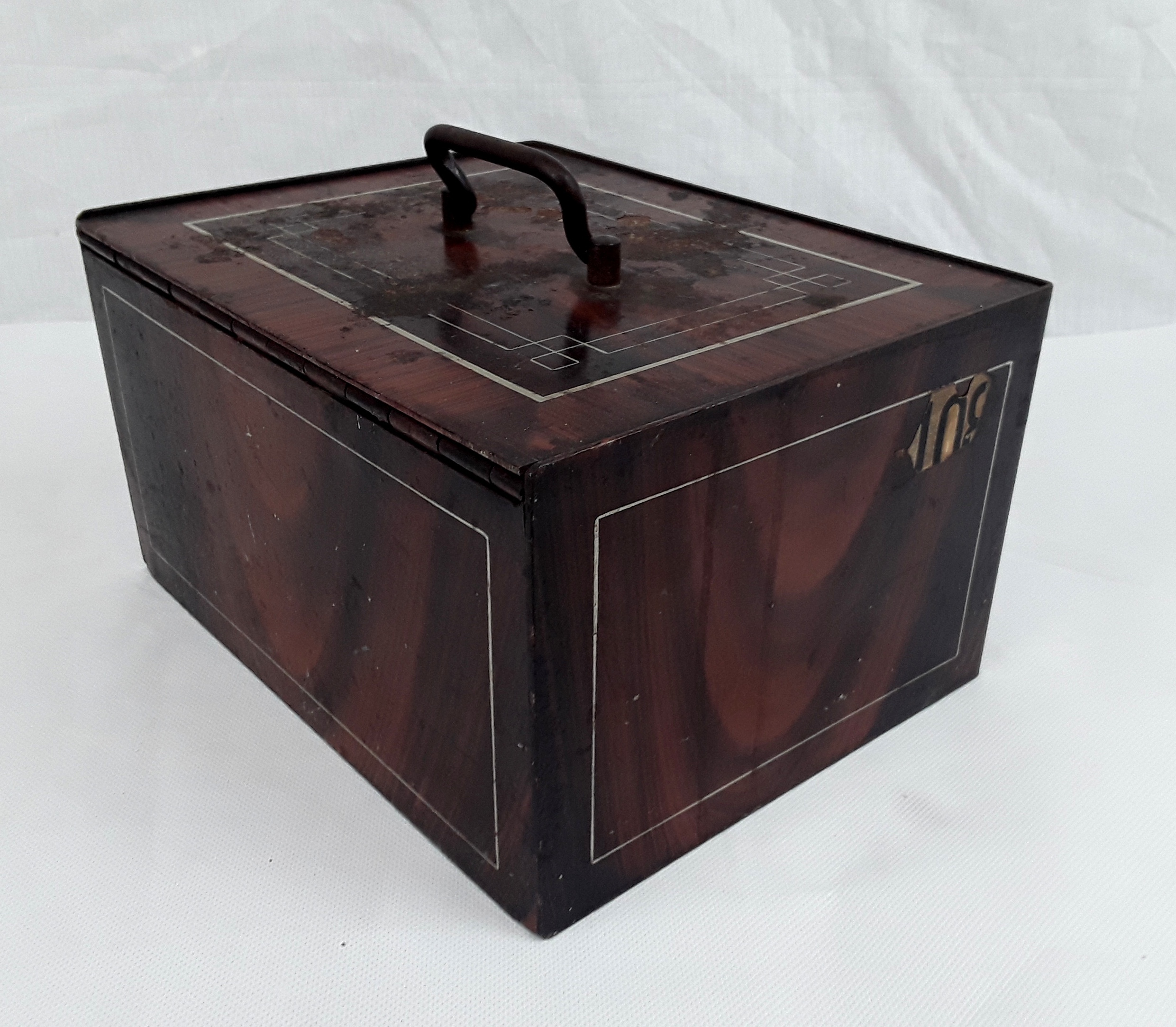 Vintage Alarmed Bank Vault Box - Image 8