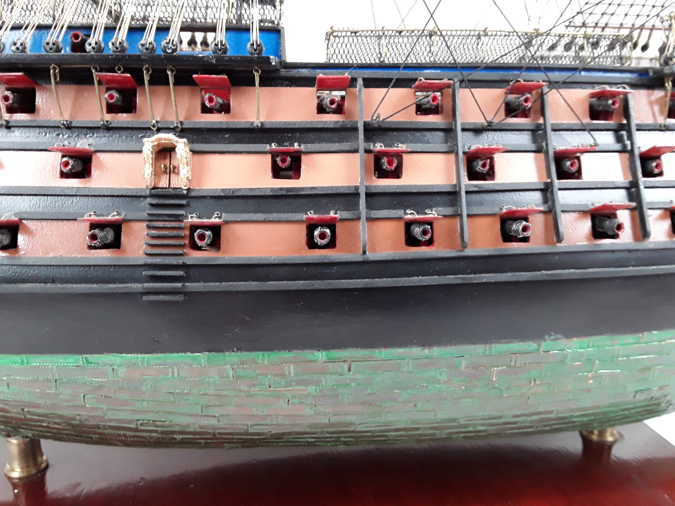 French Three Decker 1757 Ville De Paris Model Ship - Image 10