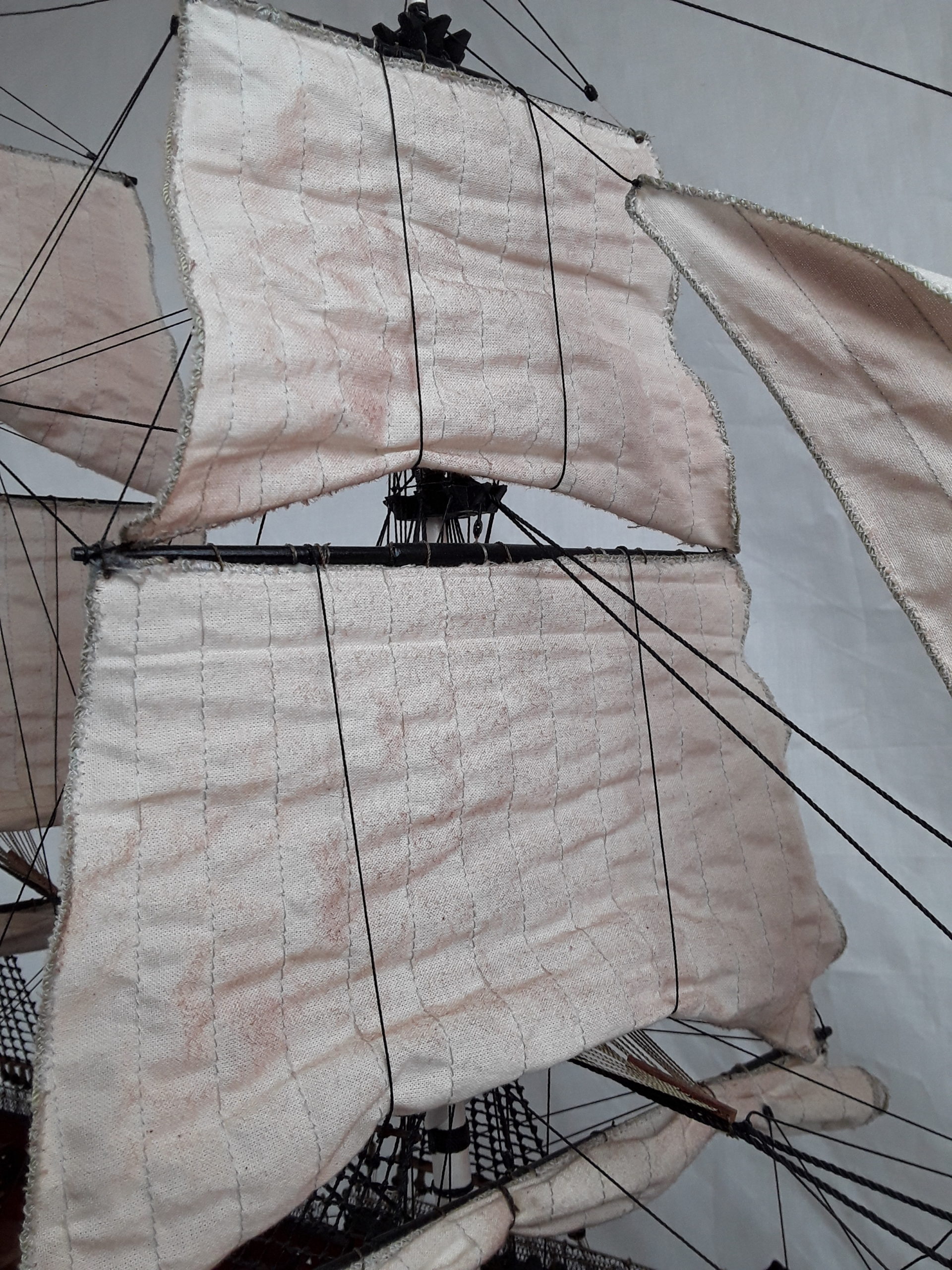 French Three Decker 1757 Ville De Paris Model Ship - Image 6