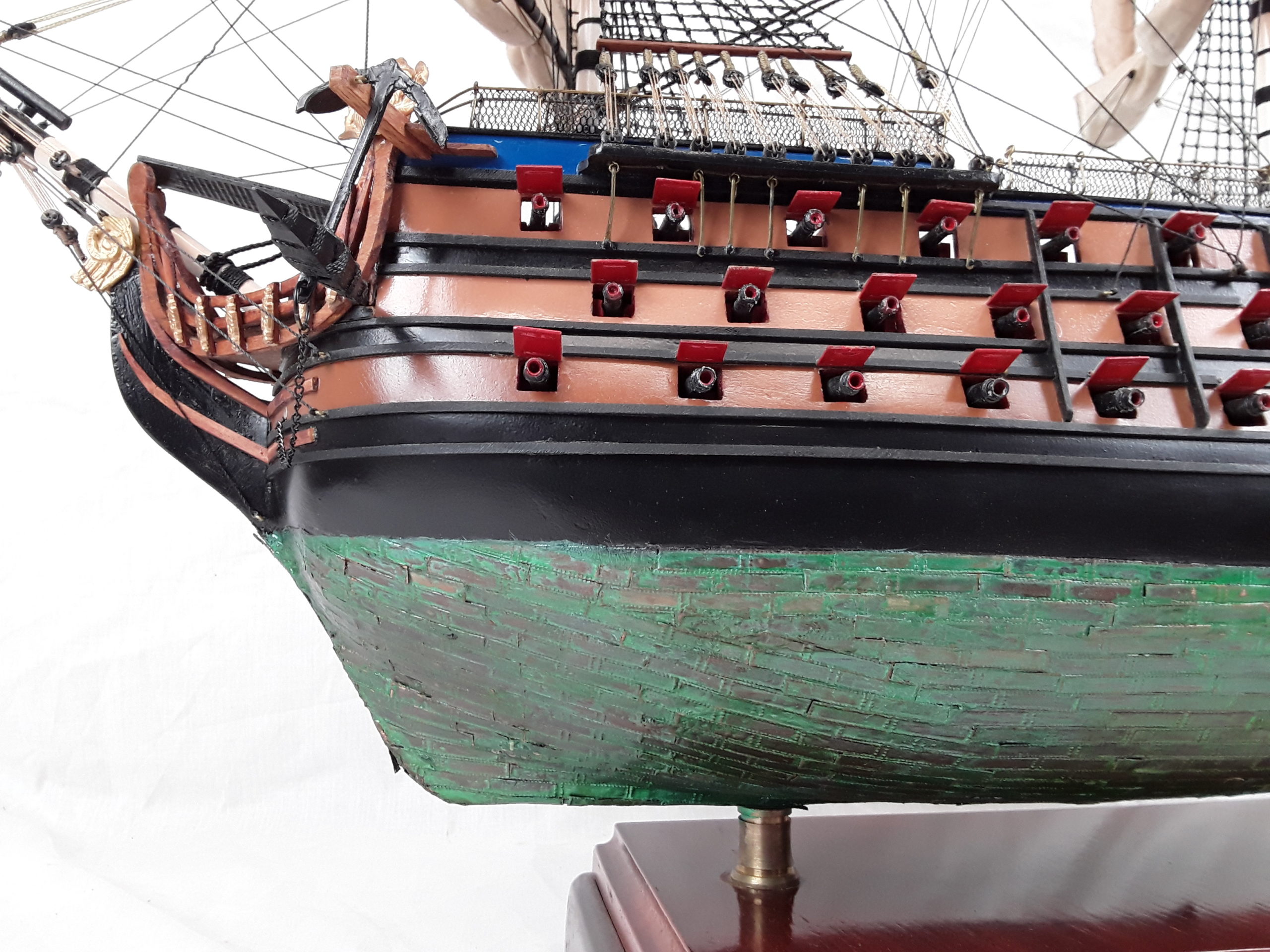 French Three Decker 1757 Ville De Paris Model Ship - Image 22