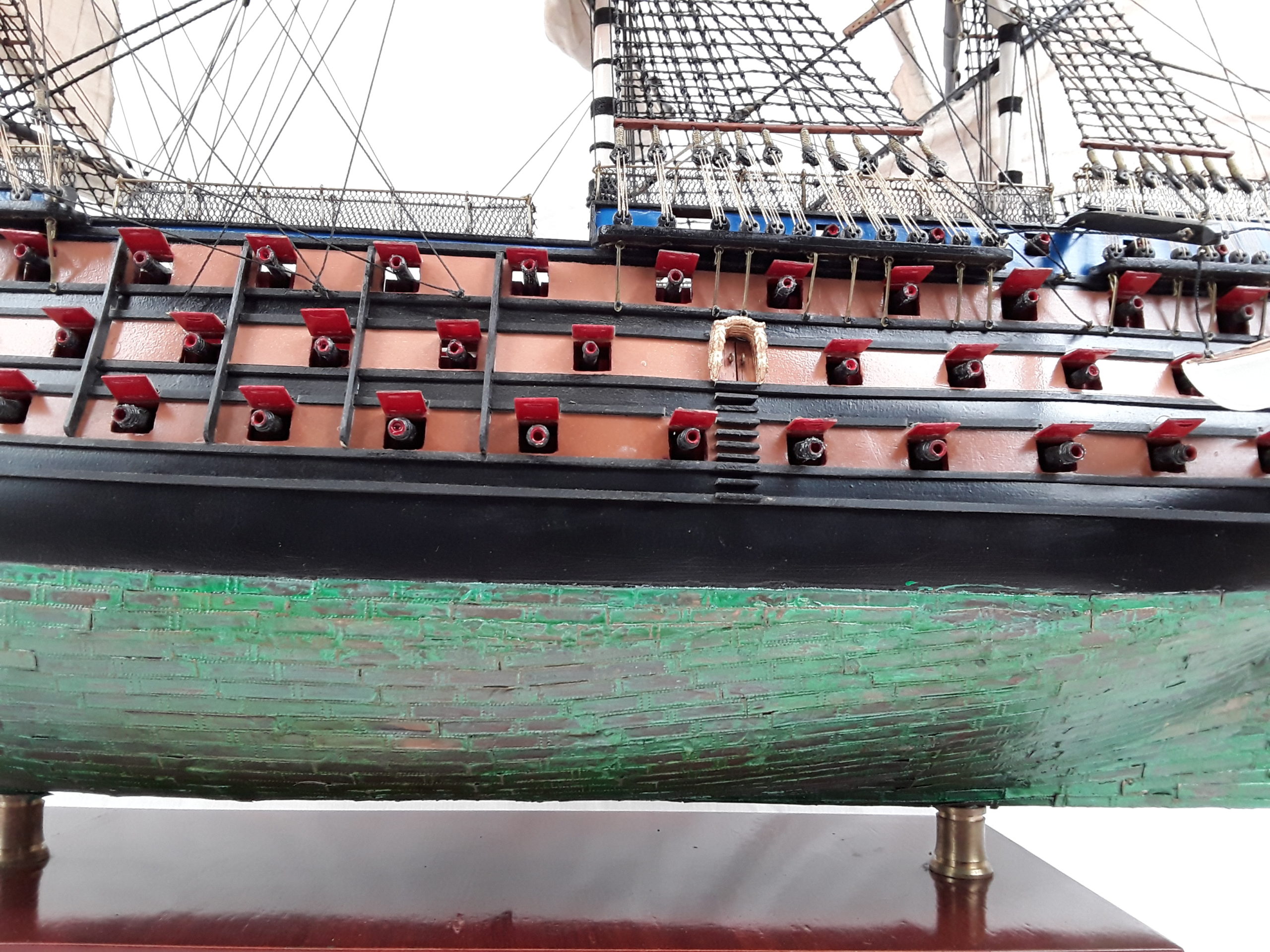 French Three Decker 1757 Ville De Paris Model Ship - Image 21
