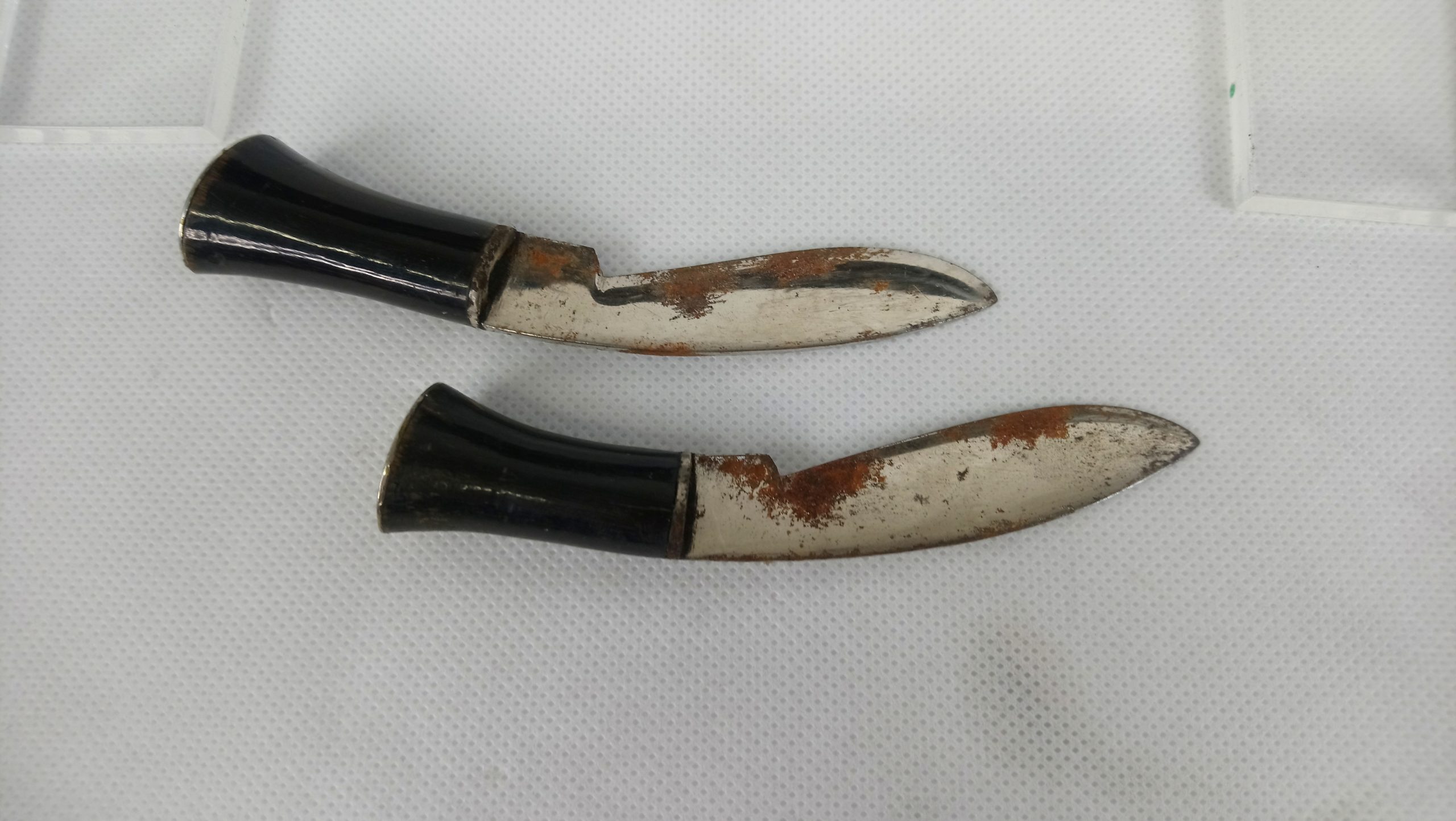 Kukri, Karda, Chakmak And Black Leather Scabbard - Image 3