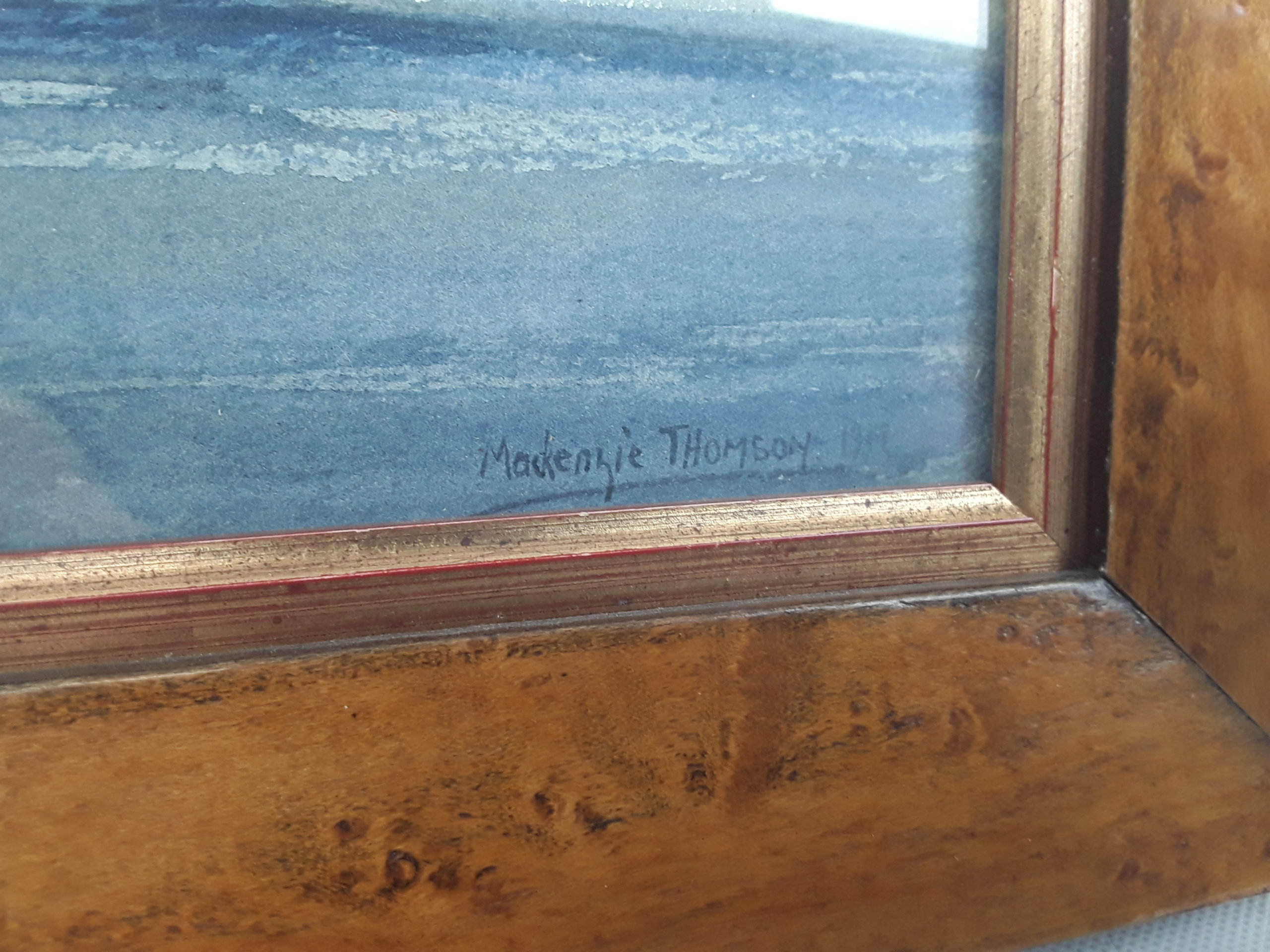 1911 Dated Watercolour Of HMS Dreadnought Battleship By MacKenzie Thompson - Image 7