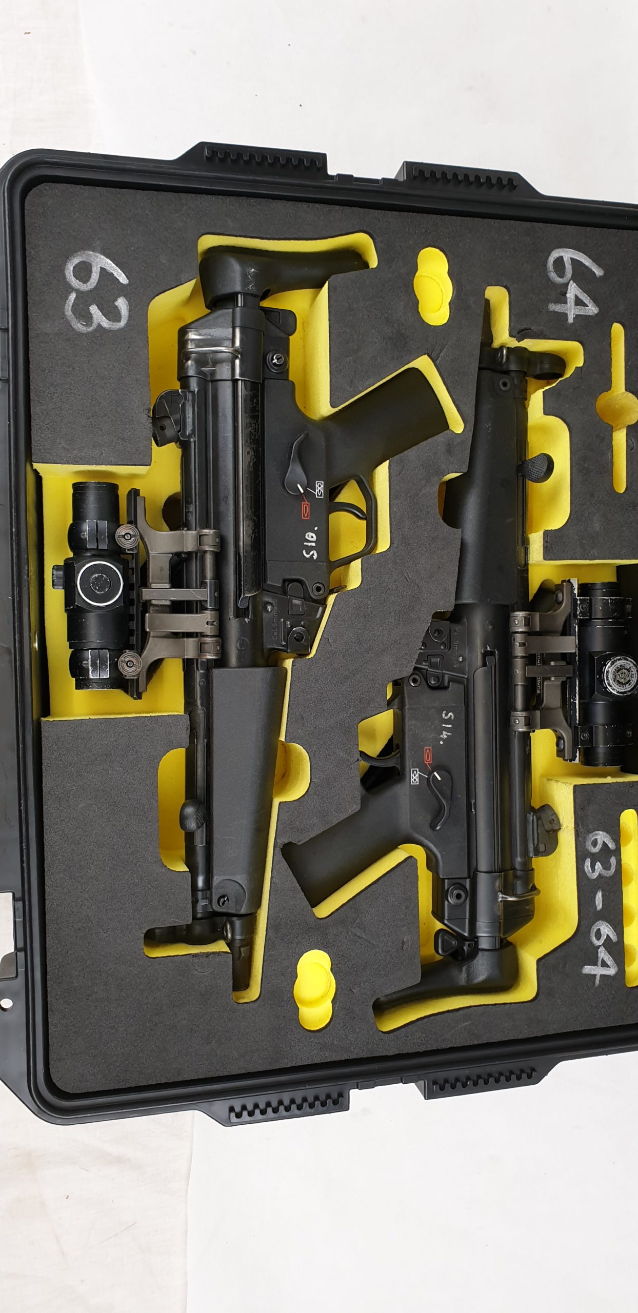 Cased Pair of Heckler and Koch MP5A3 Cal. 9mm Sub Machine Gun - Image 3