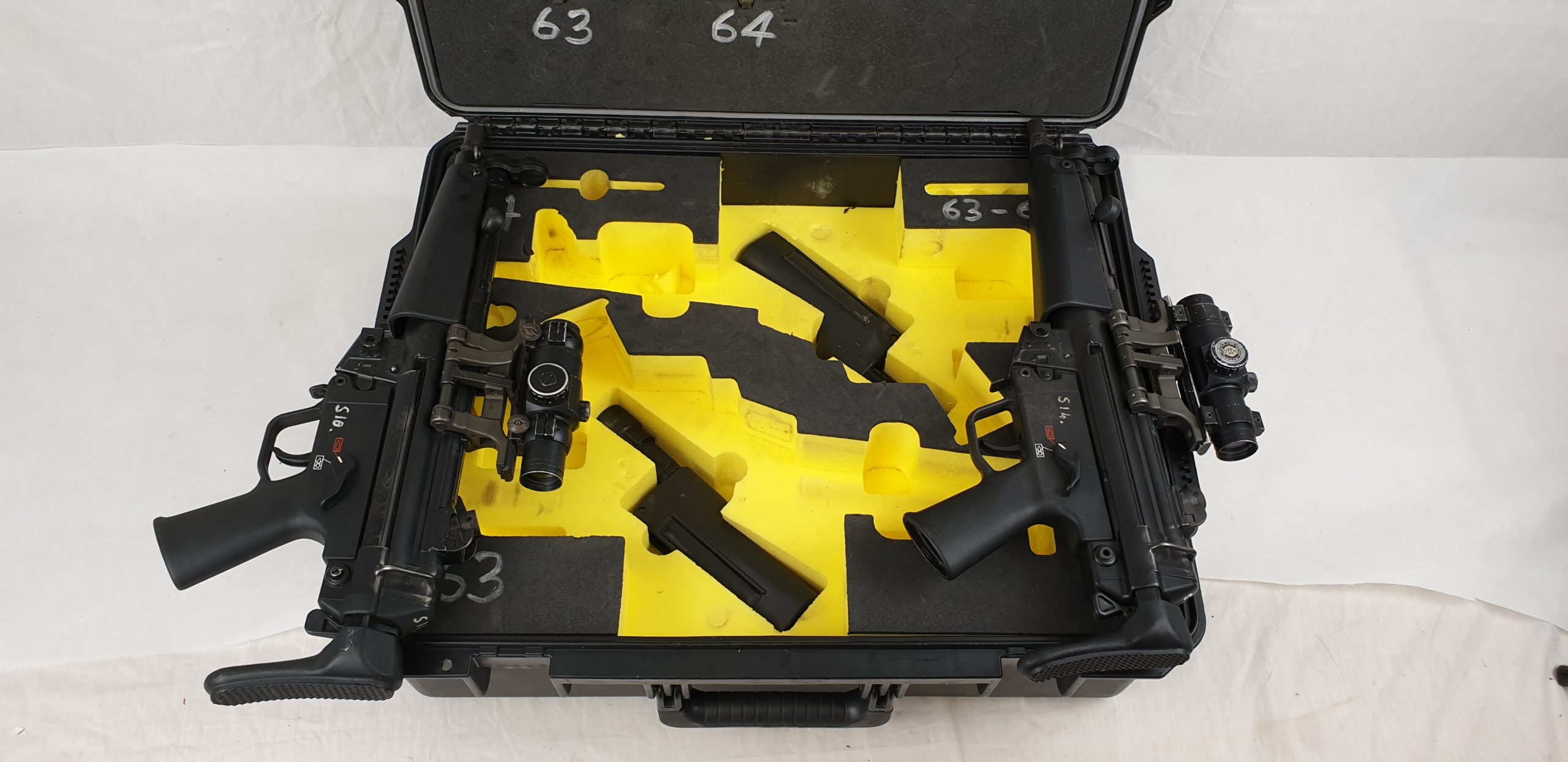Cased Pair of Heckler and Koch MP5A3 Cal. 9mm Sub Machine Gun - Image 6