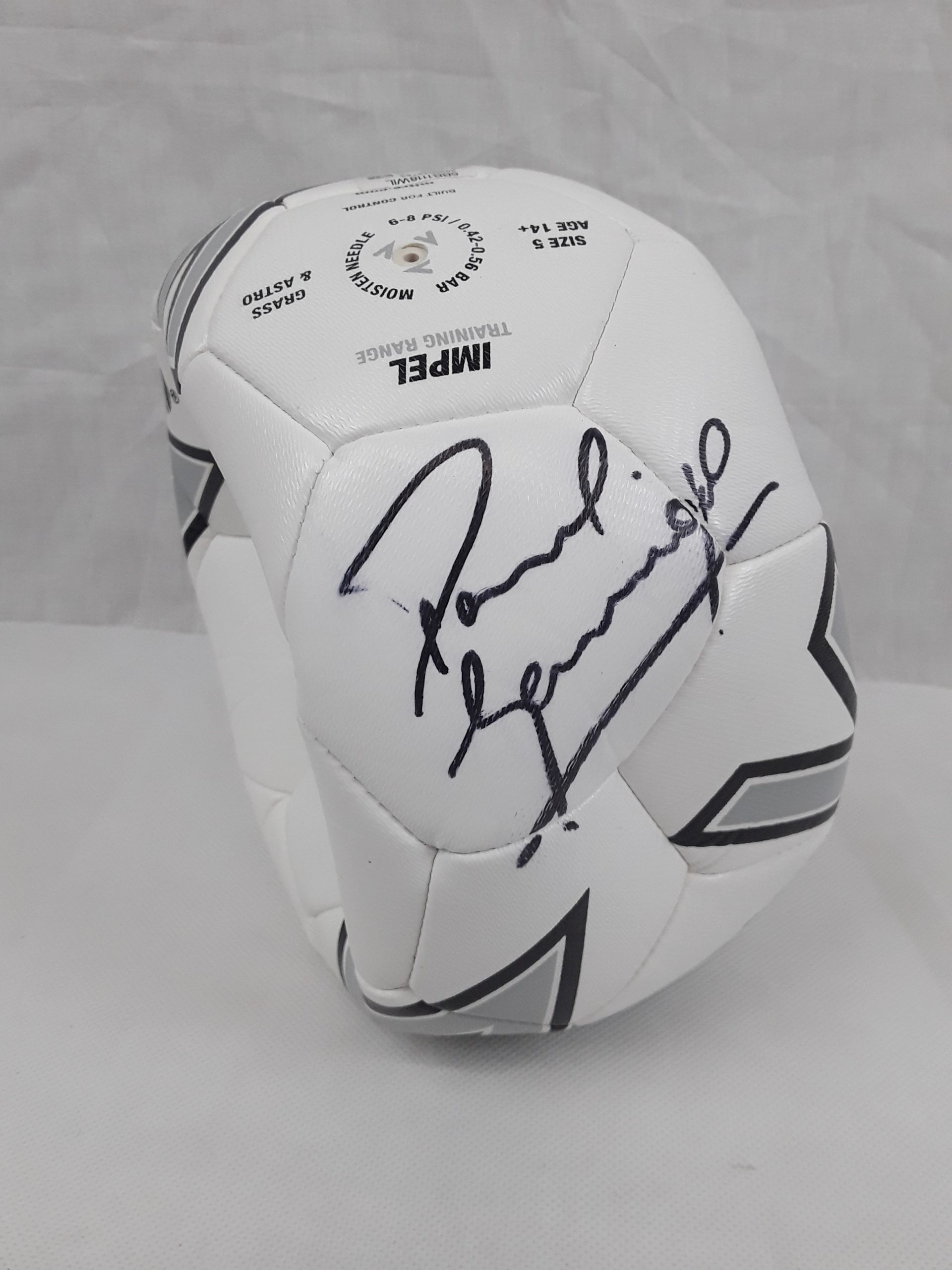 Paul Gascoigne Signed Football With Certificate Of Authenticity - Image 2