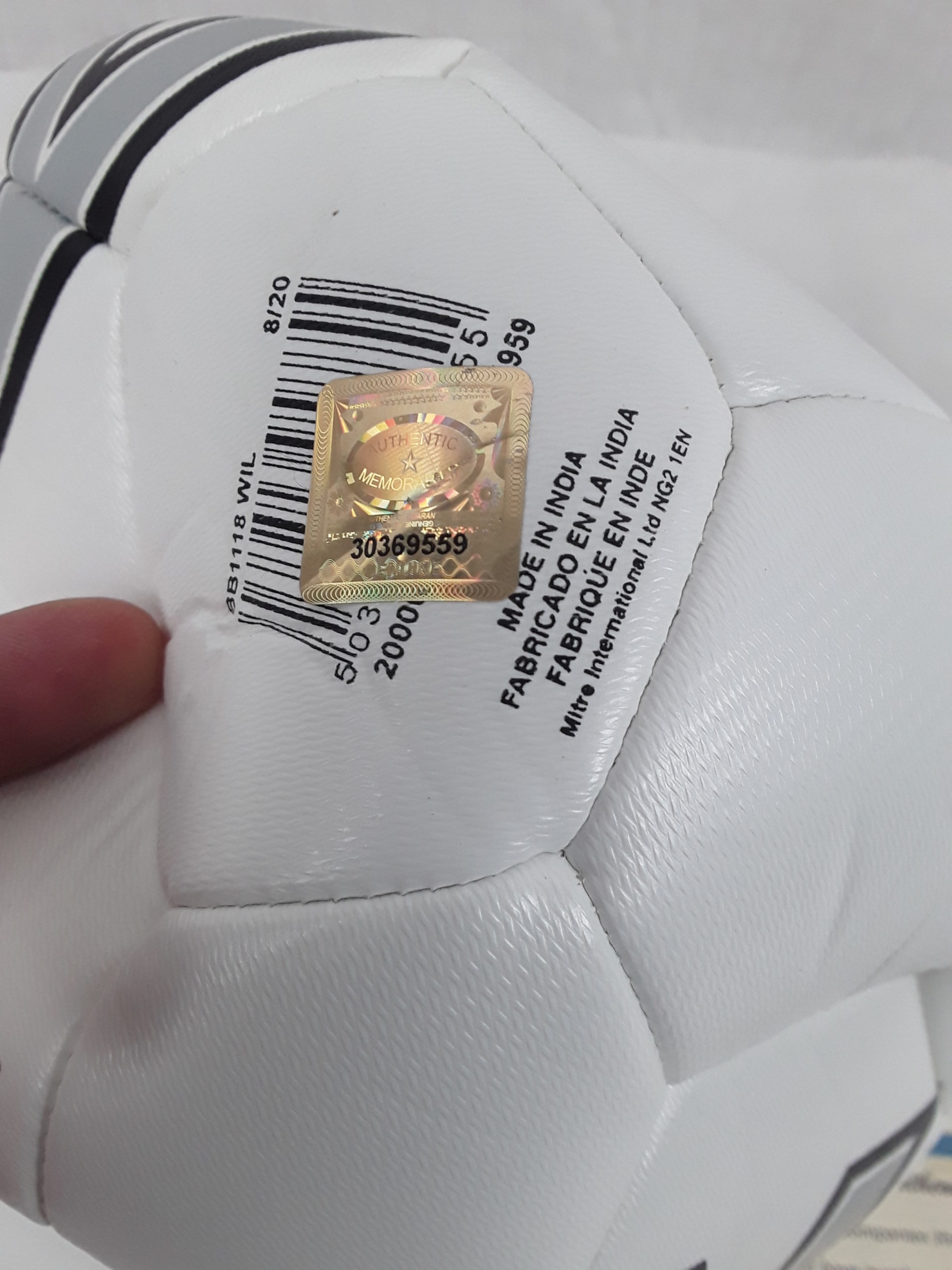 Paul Gascoigne Signed Football With Certificate Of Authenticity - Image 4