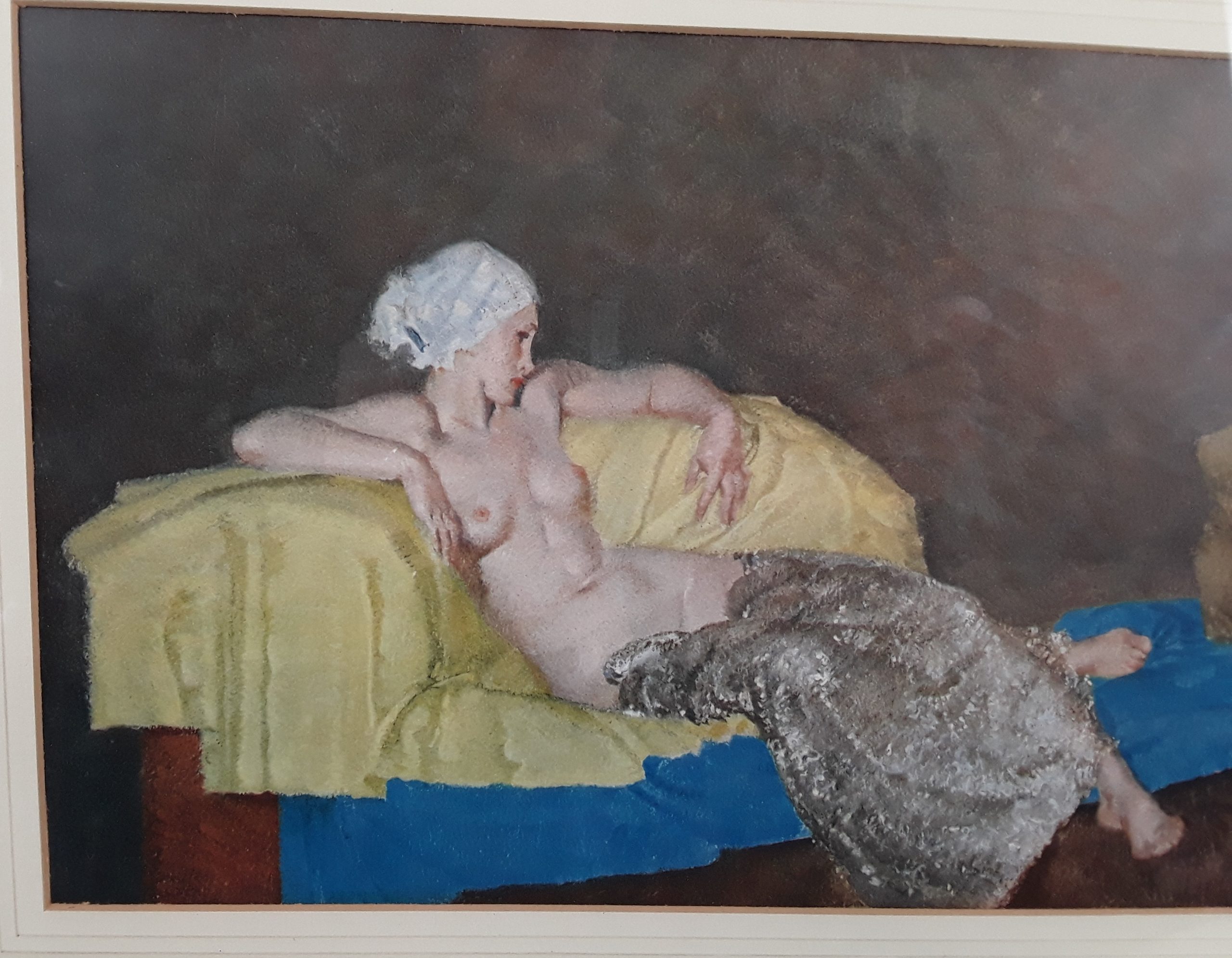 Russell Flint Print Of A Semi-Nude Reclining Lady - Image 2