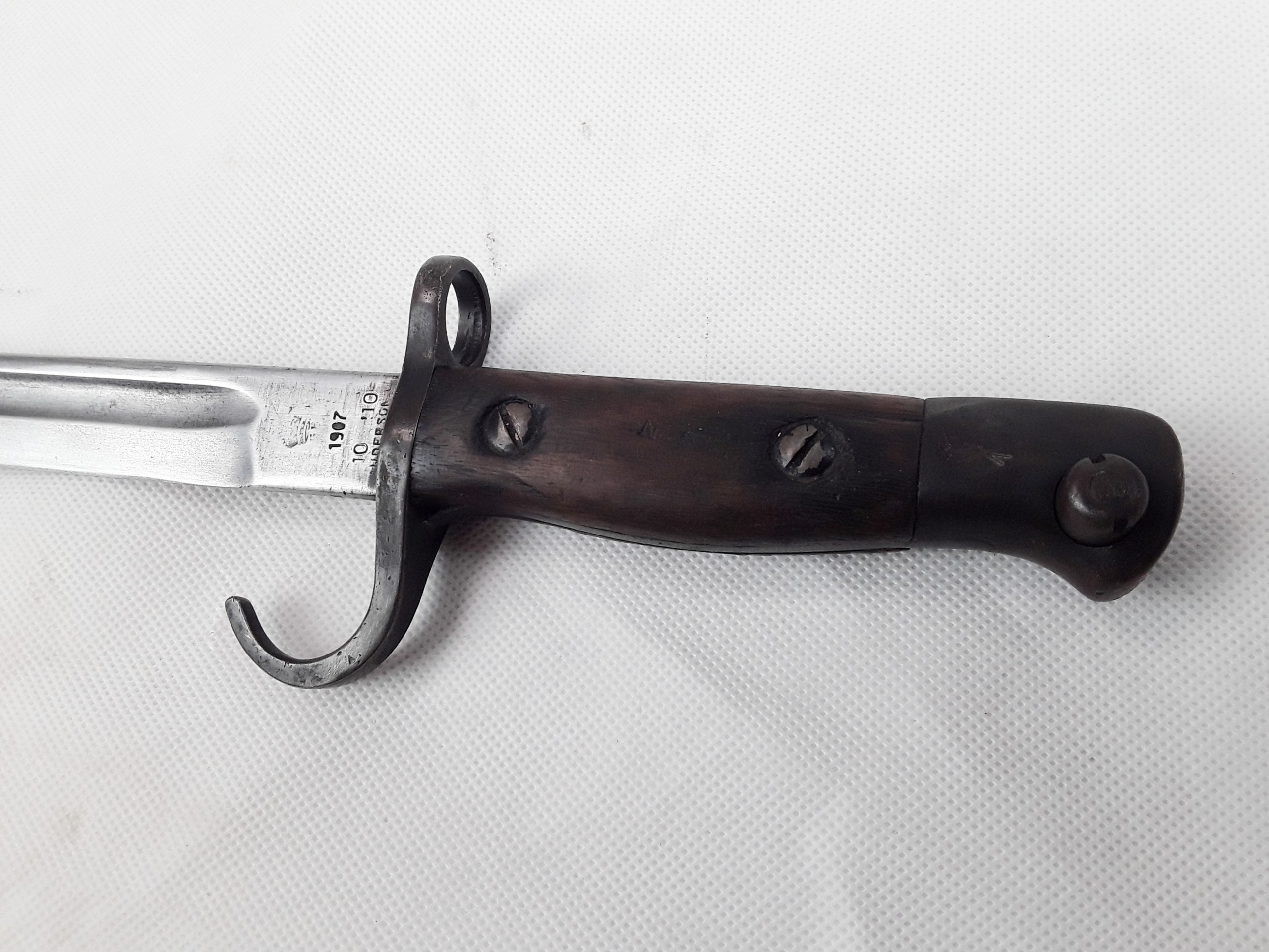 1910 Sanderson P1907 Hooked Quillion Bayonet 3rd Battalion Durham Light Infantry - Image 4