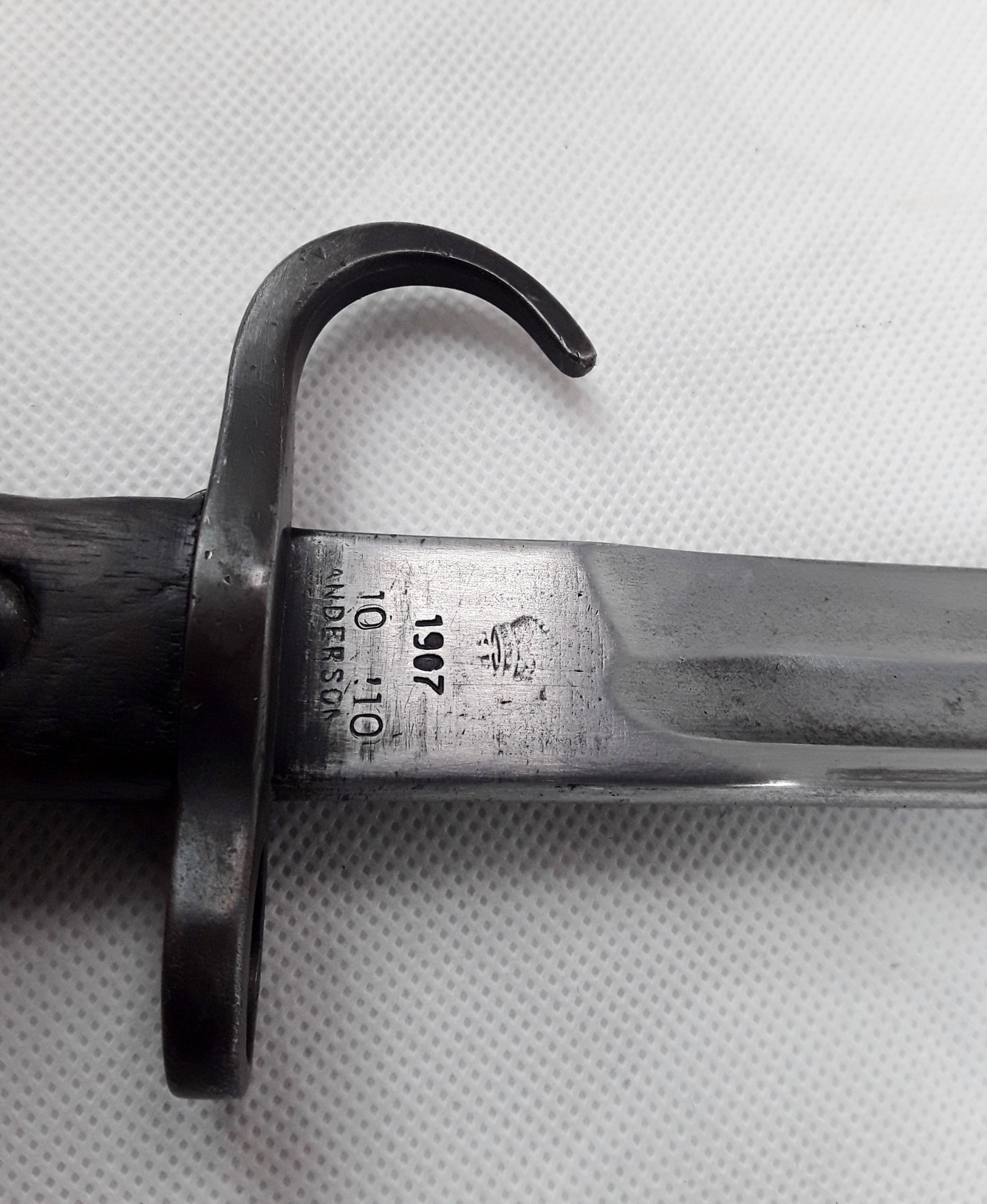 1910 Sanderson P1907 Hooked Quillion Bayonet 3rd Battalion Durham Light Infantry - Image 5