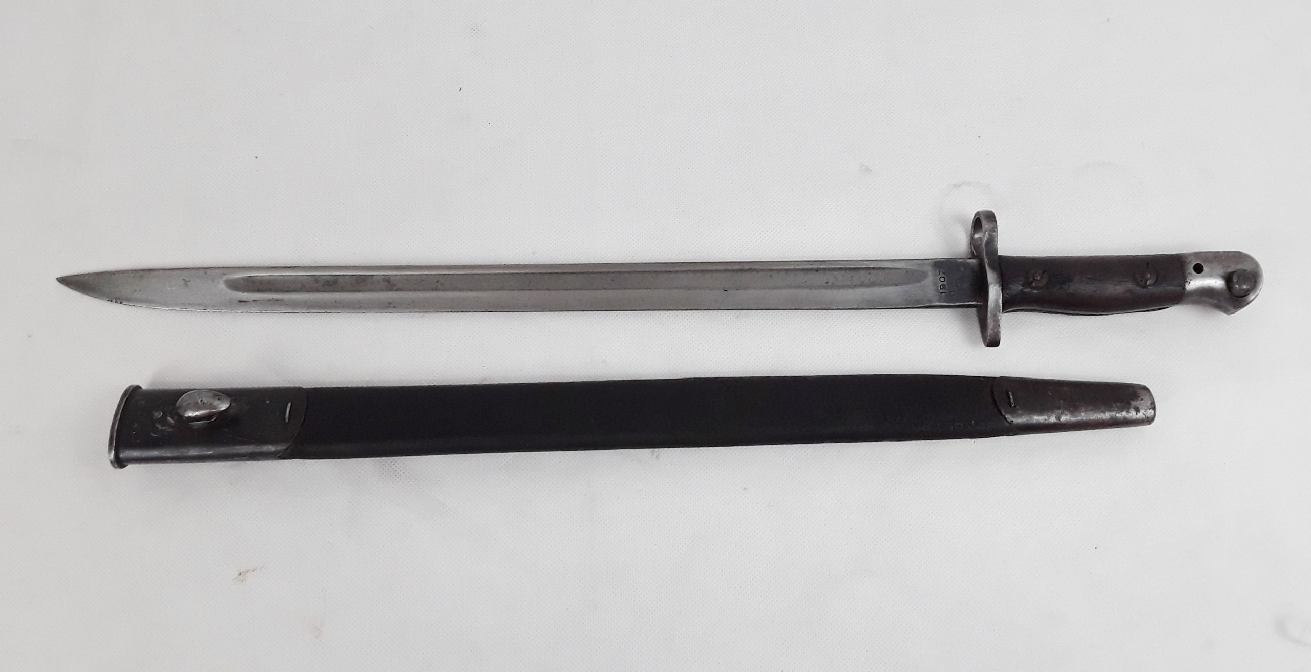 1915 Remington 1907 Pattern Bayonet And Scabbard