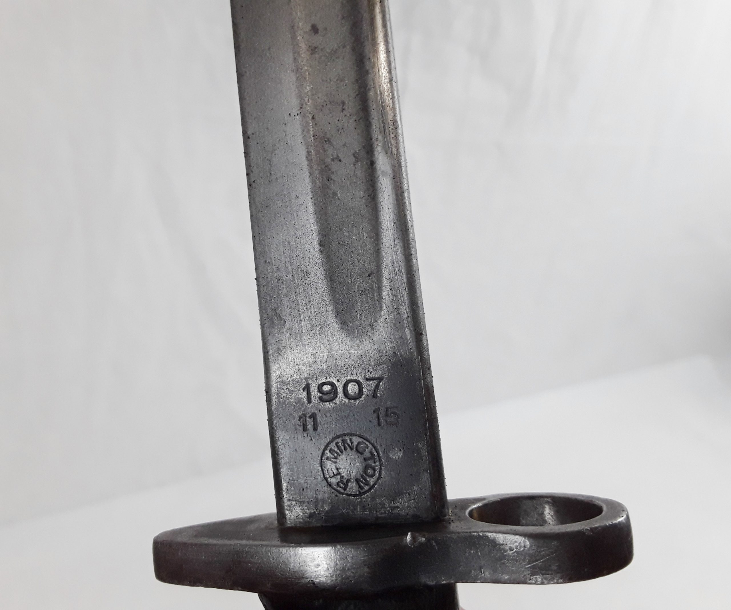 1915 Remington 1907 Pattern Bayonet And Scabbard - Image 9
