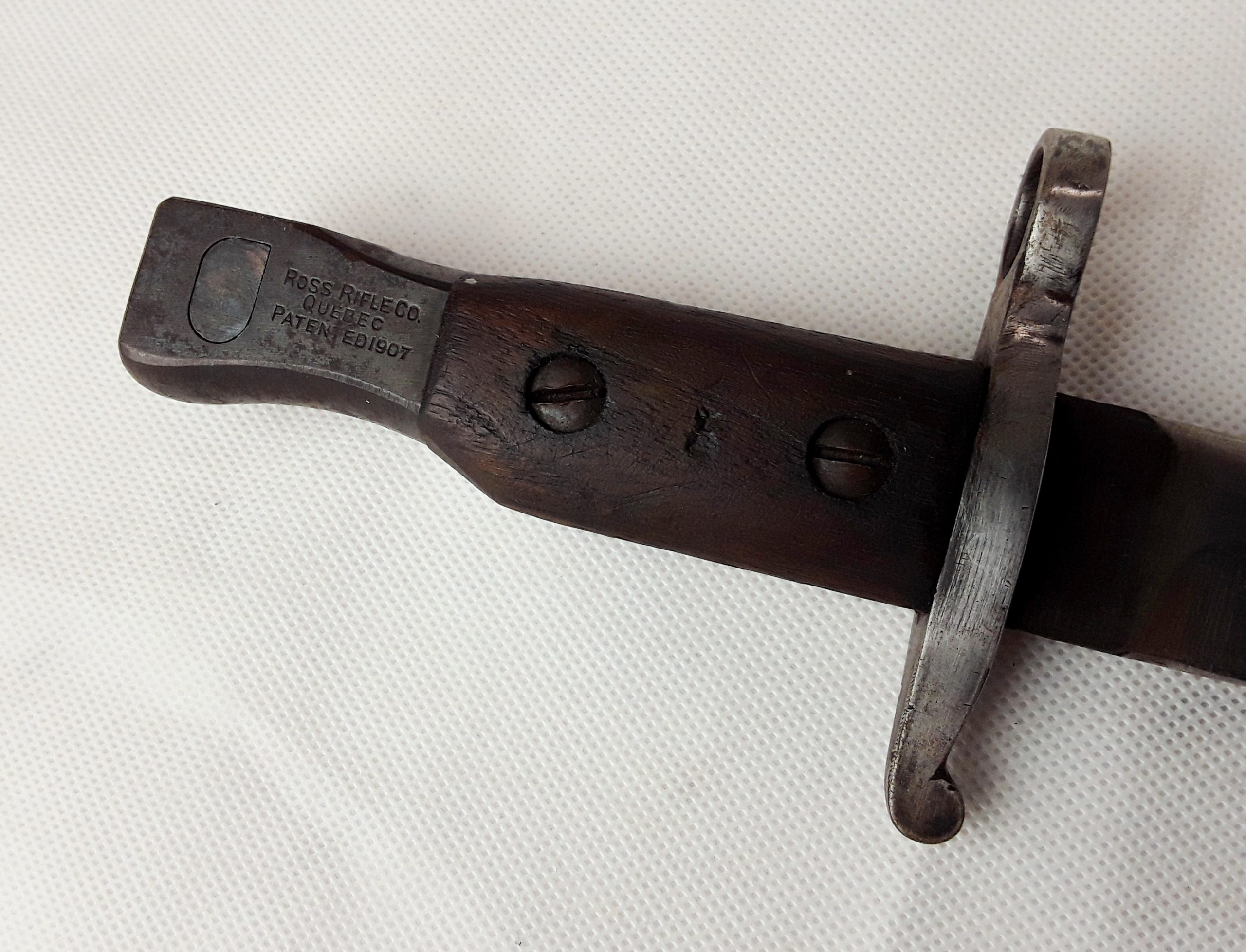 1915 Ross Rifle Bayonet And Scabbard - Image 5