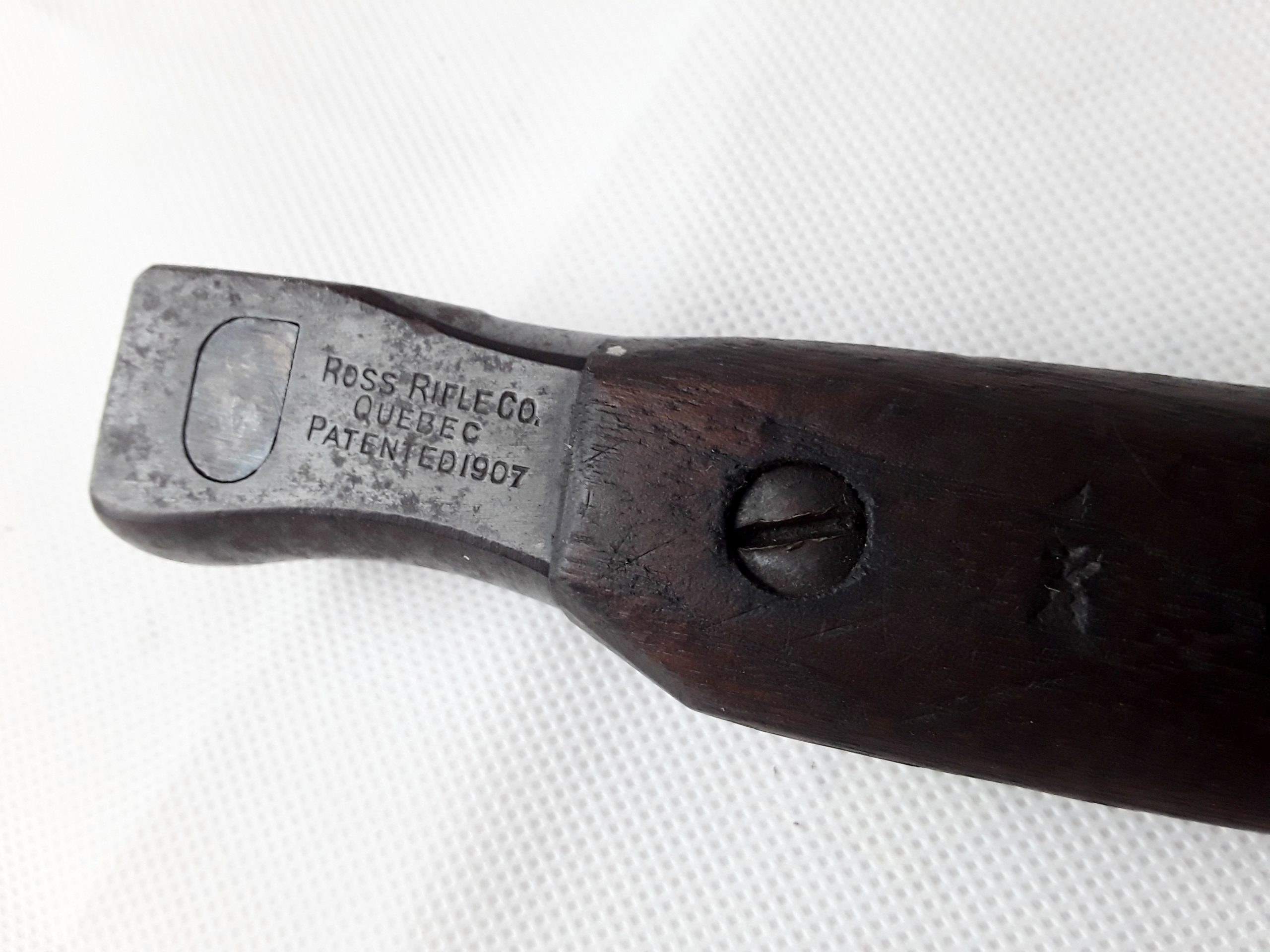1915 Ross Rifle Bayonet And Scabbard - Image 4