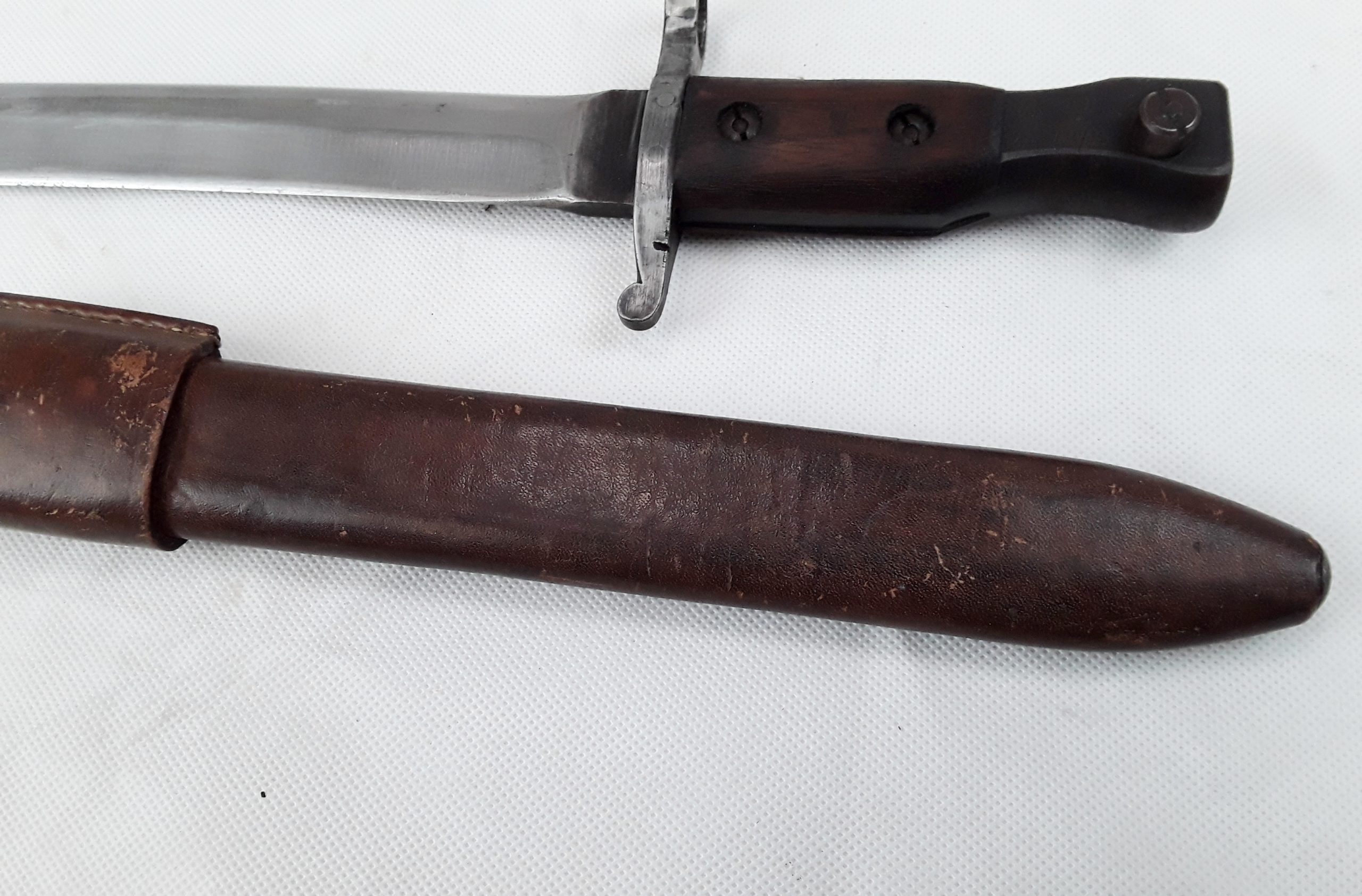 1915 Ross Rifle Bayonet And Scabbard - Image 13