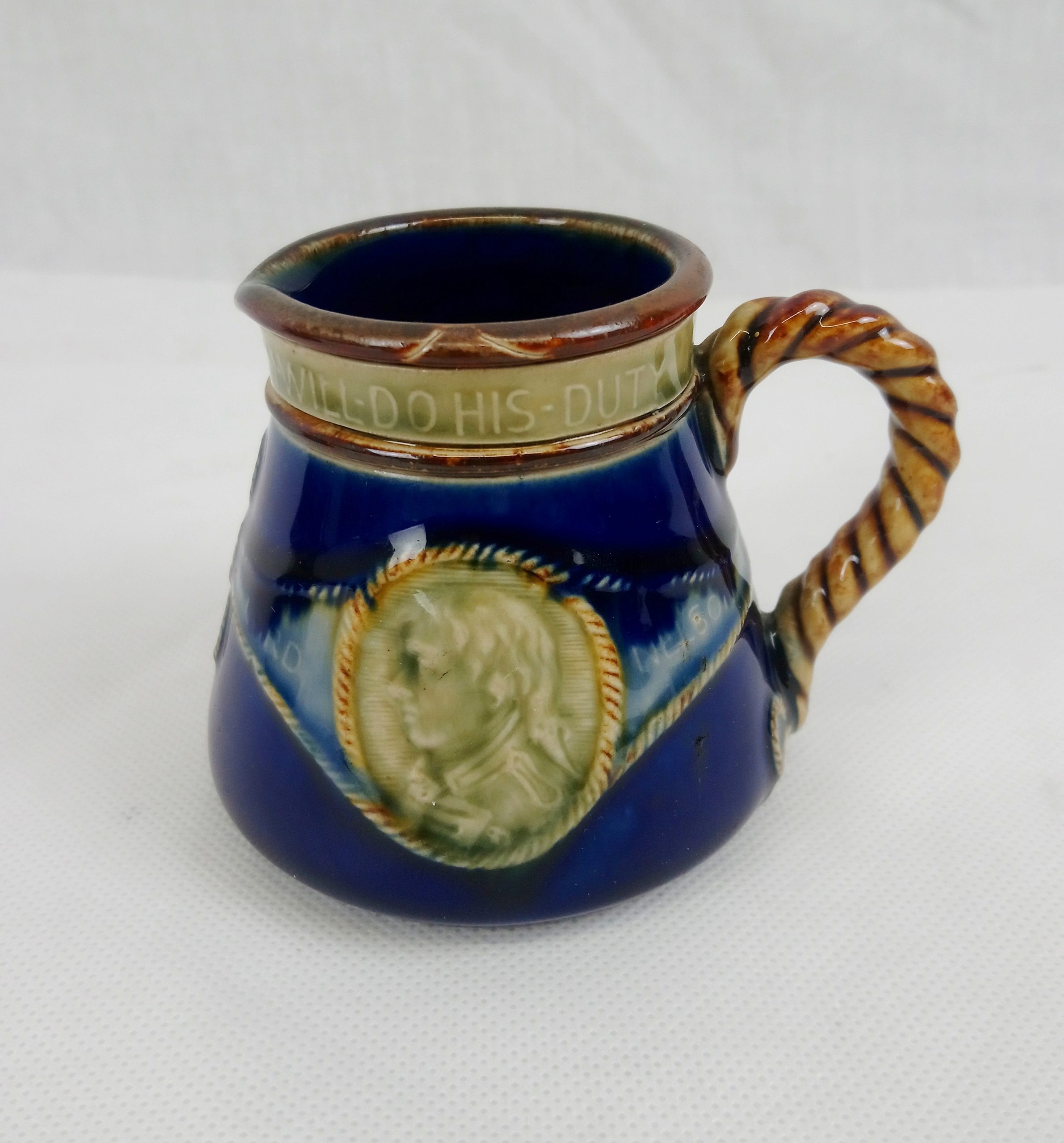 Circa 1905 Royal Doulton Nelson Tea Pot, Milk Jug And Sugar Bowl - Image 4
