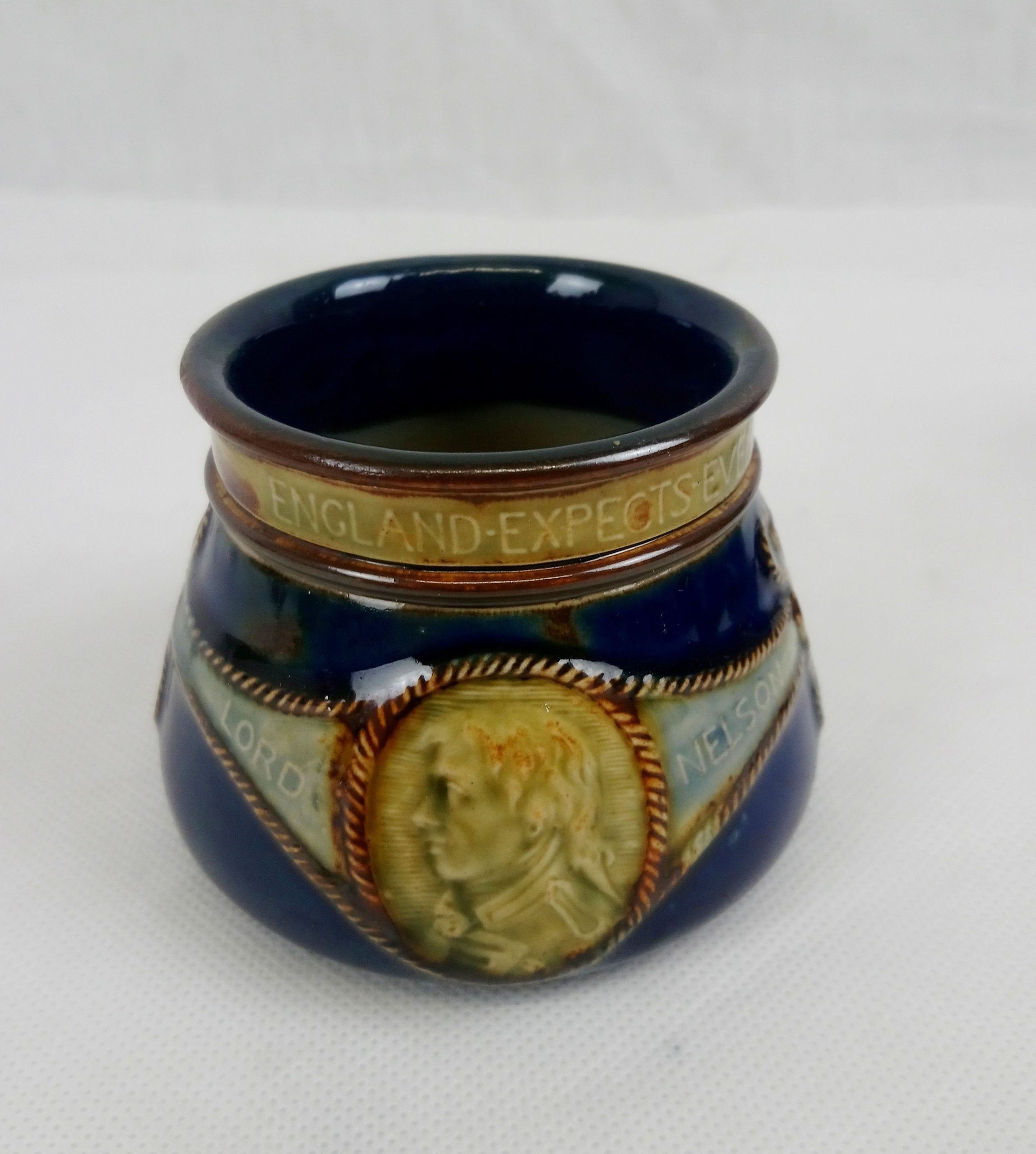 Circa 1905 Royal Doulton Nelson Tea Pot, Milk Jug And Sugar Bowl - Image 7