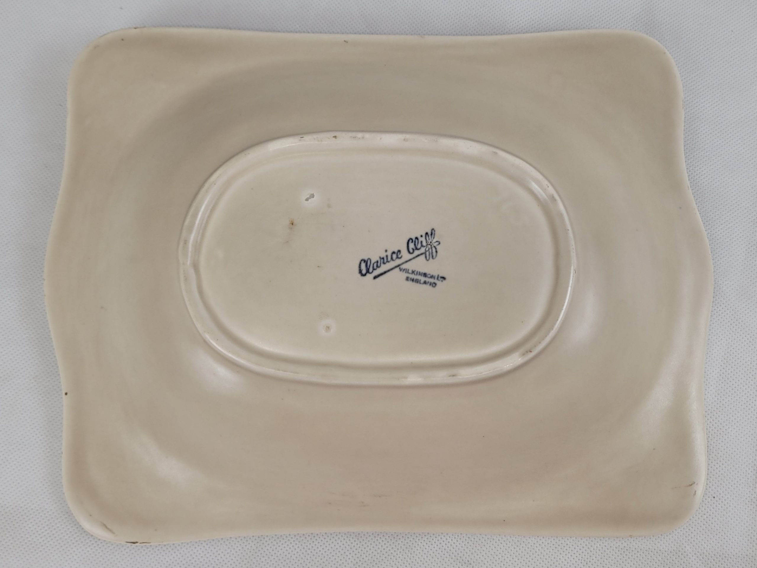 Clarice Cliff Rectangular My Garden Moulded Floral Bowl* - Image 4