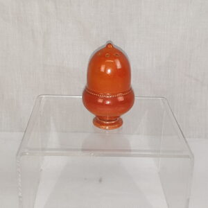Early 1900s Moorcroft Salt Pot In Orange