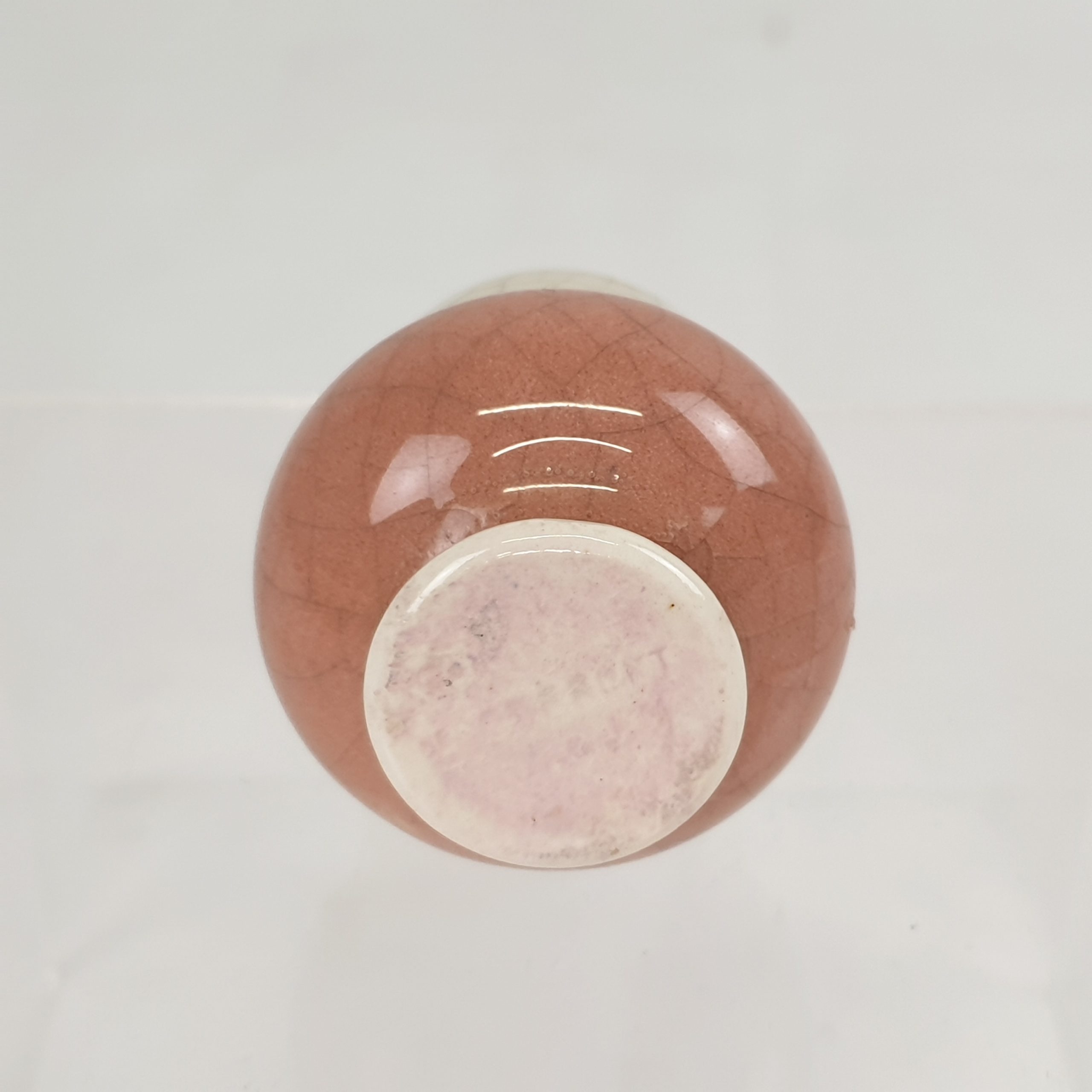 Early 1900s Moorcroft Pepper Pot In White And Pink - Image 5