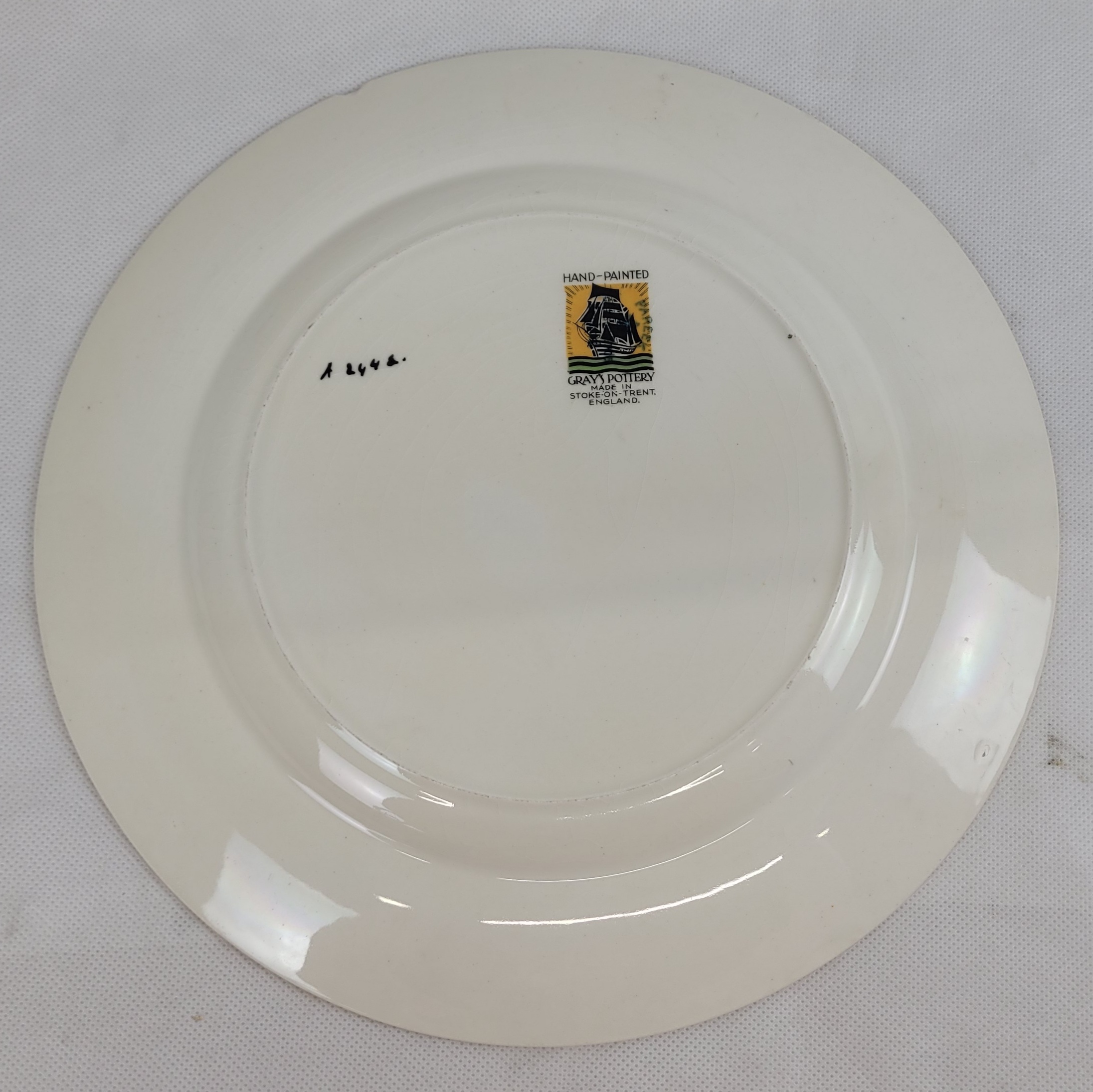 Grays Pottery Floral Plate - Image 2
