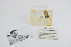 Glenn Miller and Ray Eberle Autographs with Certificate