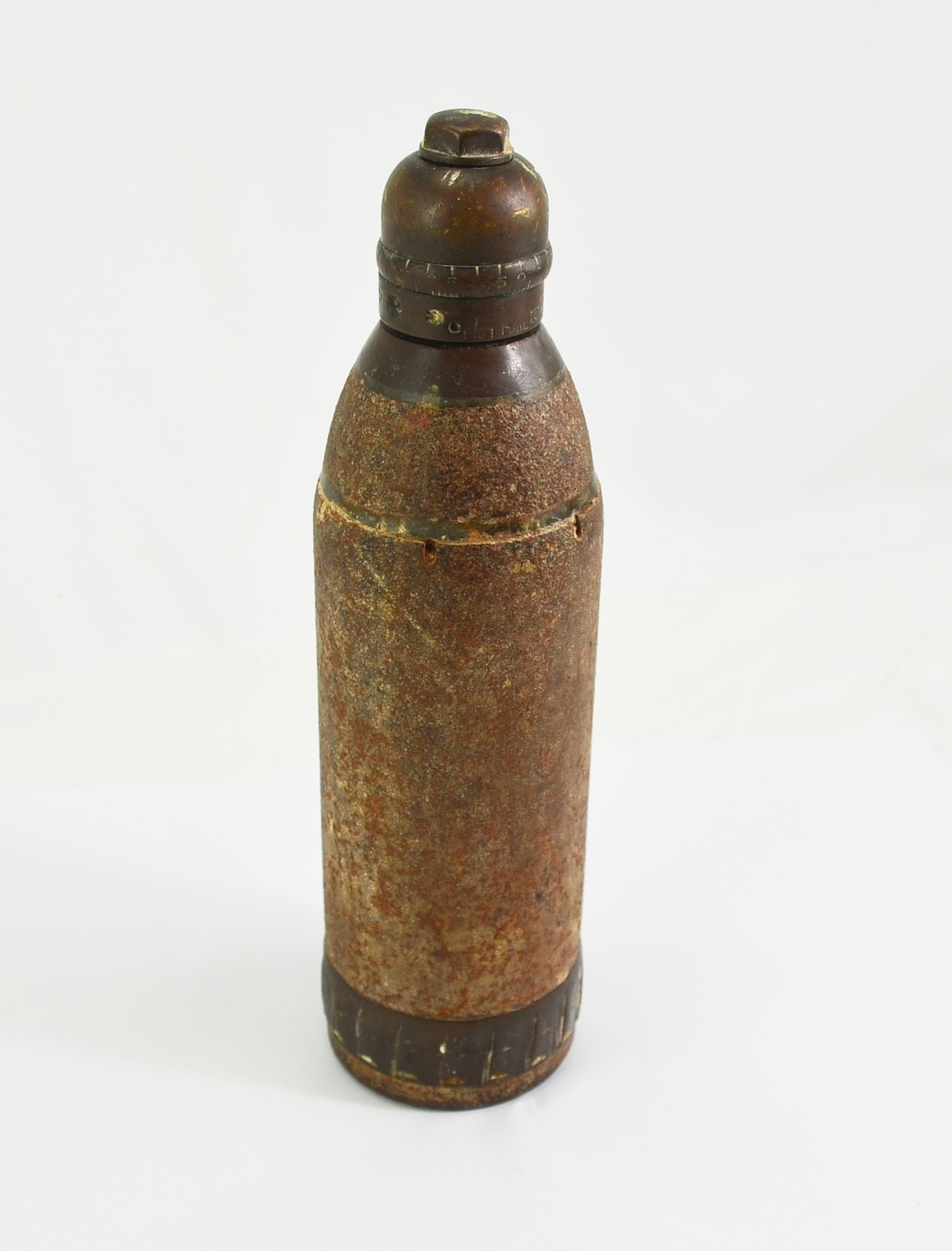 Boer War British Artillery Shell with No. 56 Mk IV Fuze - Image 3