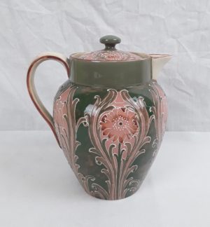 William Moorcroft Florian Ware Chocolate Pot