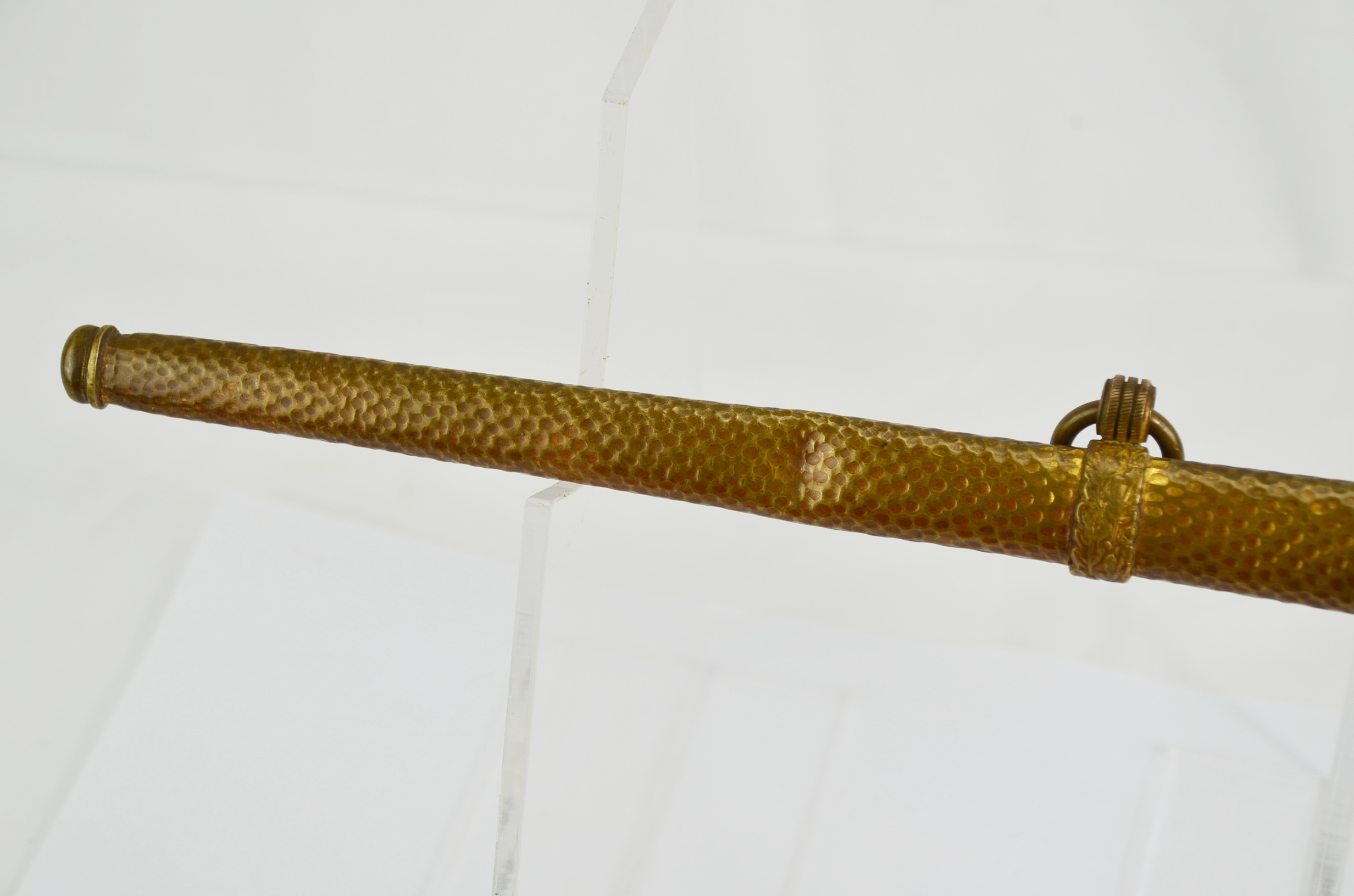 Original WW2 German Kriegsmarine Dagger and Hammered Scabbard - Image 18