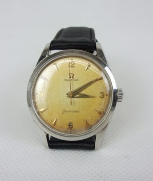 Vintage Stainless Steel Omega Seamaster 284 Calibre Gents Wristwatch c1958