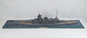 Scratch Built Waterline Model Of The German Battleship Scharnhorst