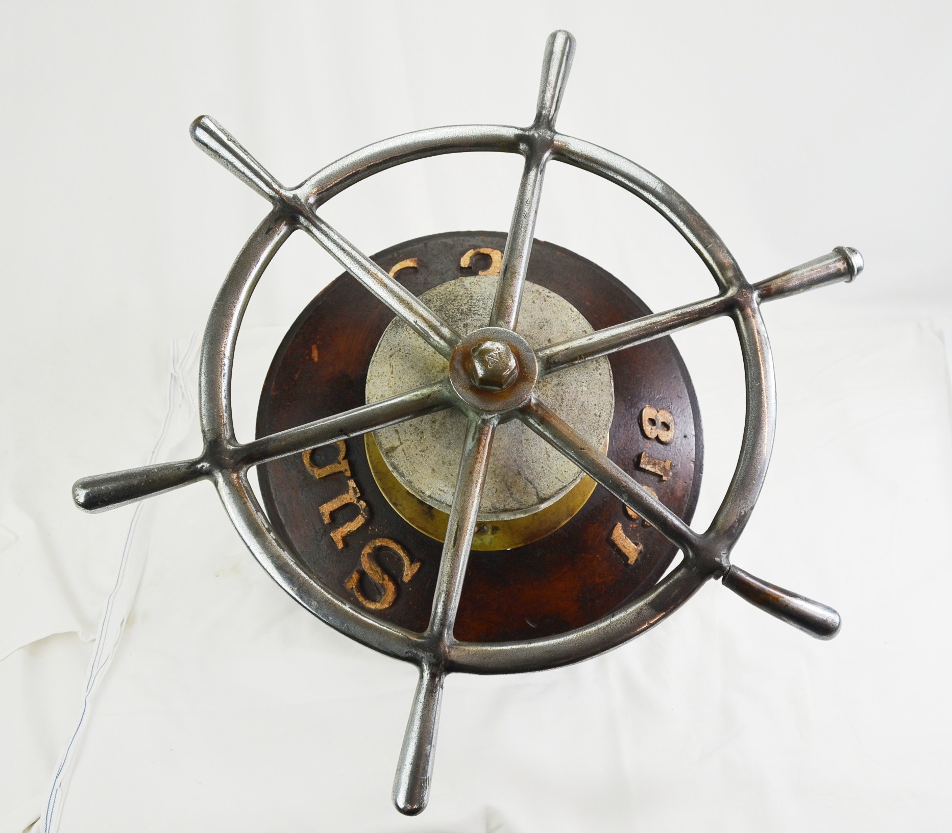 WW1 Period Submarine HMS C3 Torpedo Loading Wheel