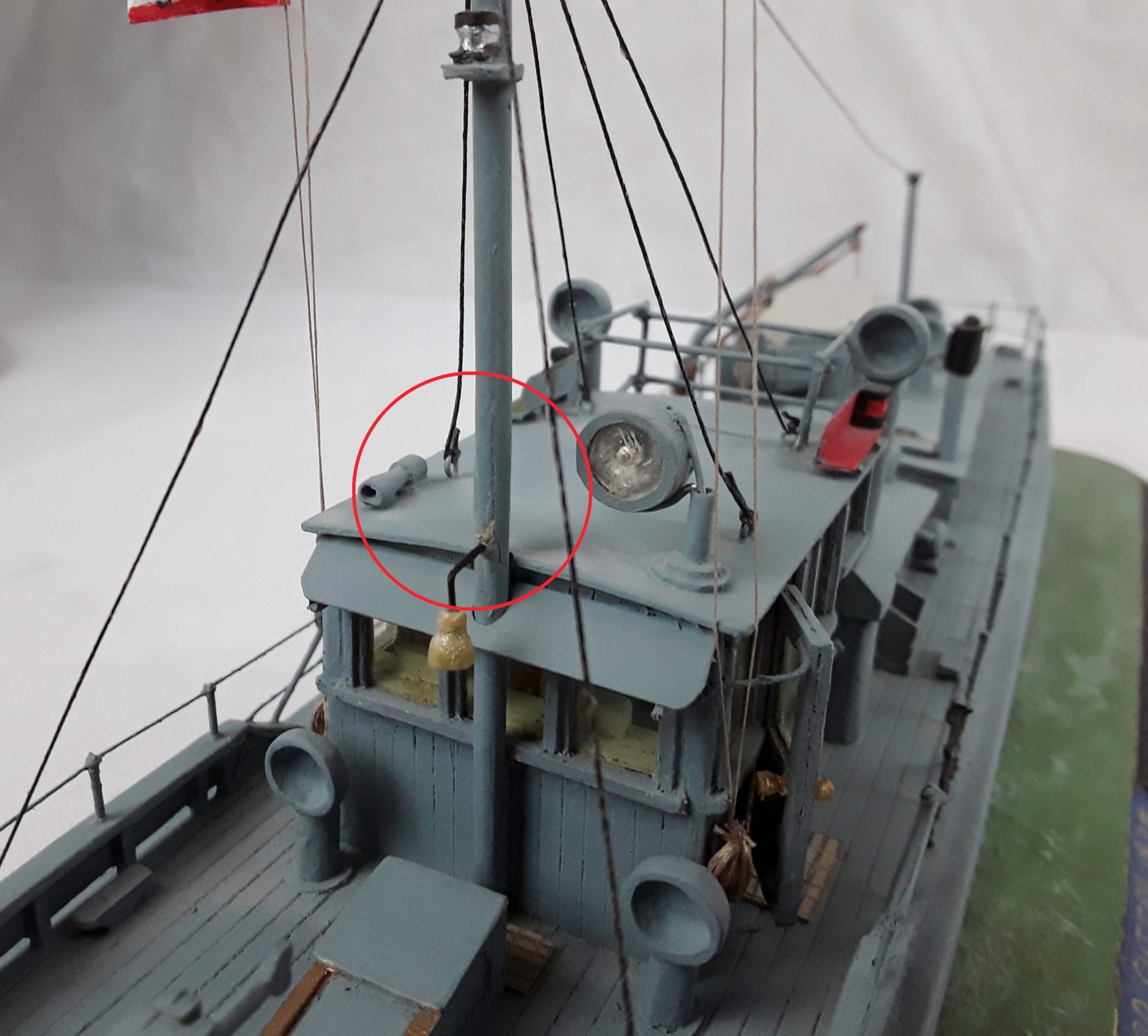 Scratch Built Waterline Model Boat of US Coastguard Cutter CG171 Circa 1925 - Image 9
