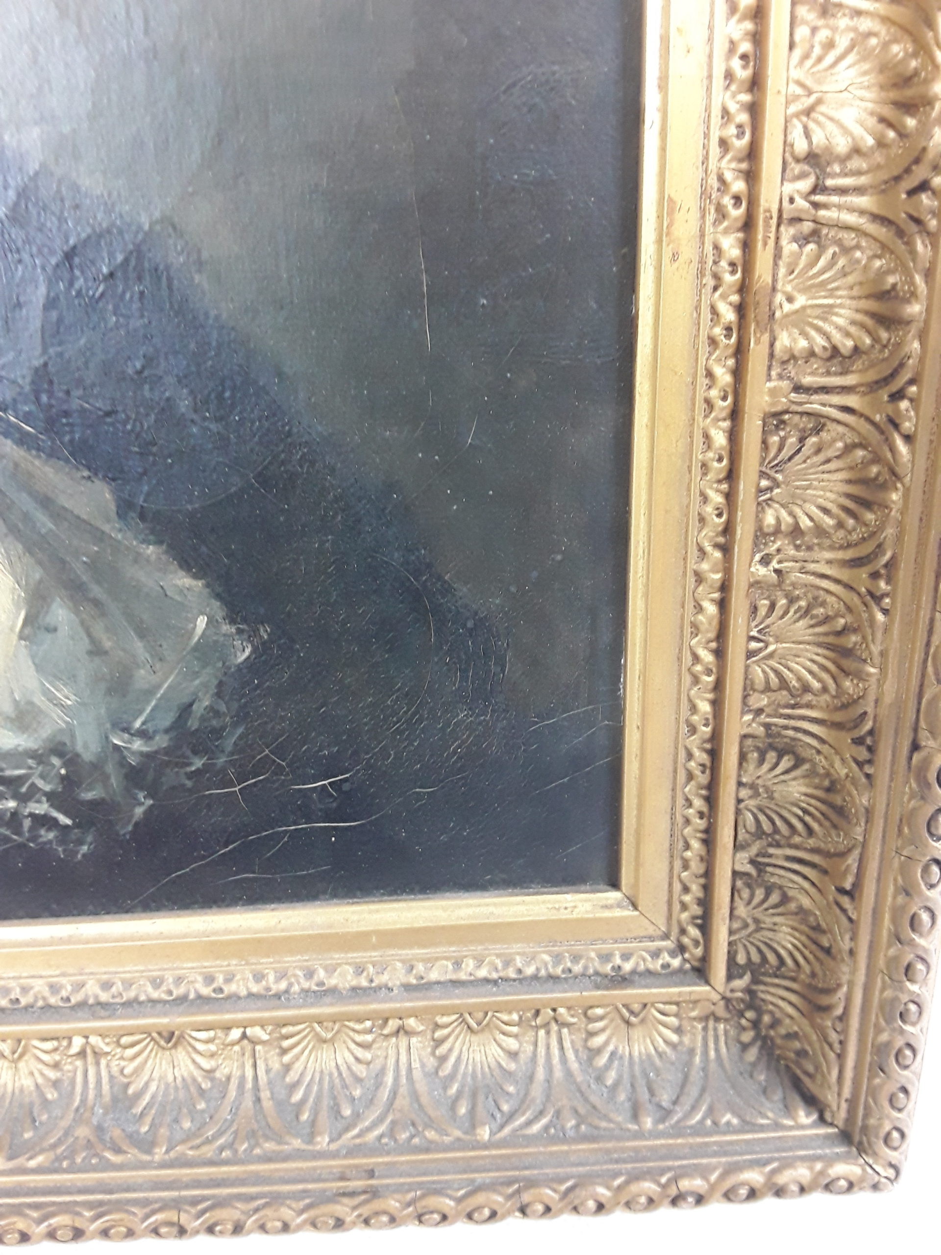 Christiana P. Ross Oil Portrait of a Lady 1877 - Image 6