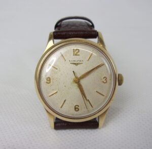 9ct Gold Longines 12.68ZS Calibre Wristwatch circa 1959