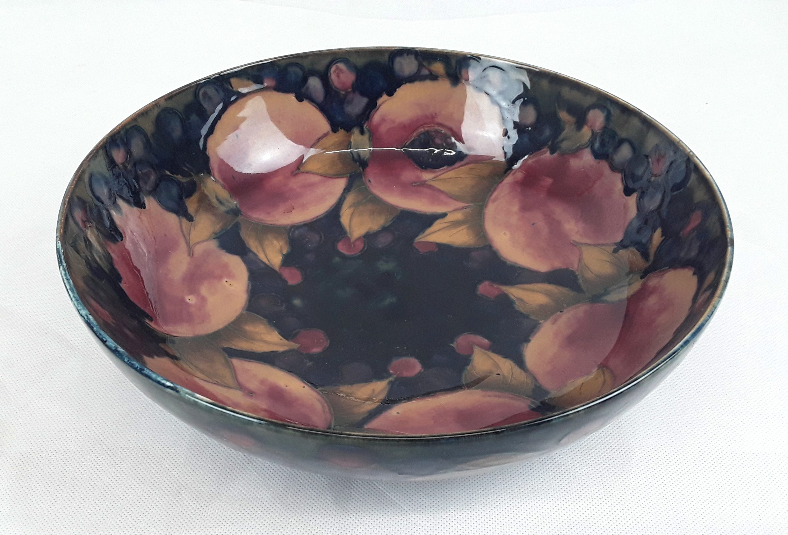Large William Moorcroft Footed Pomegranate Bowl - Image 5