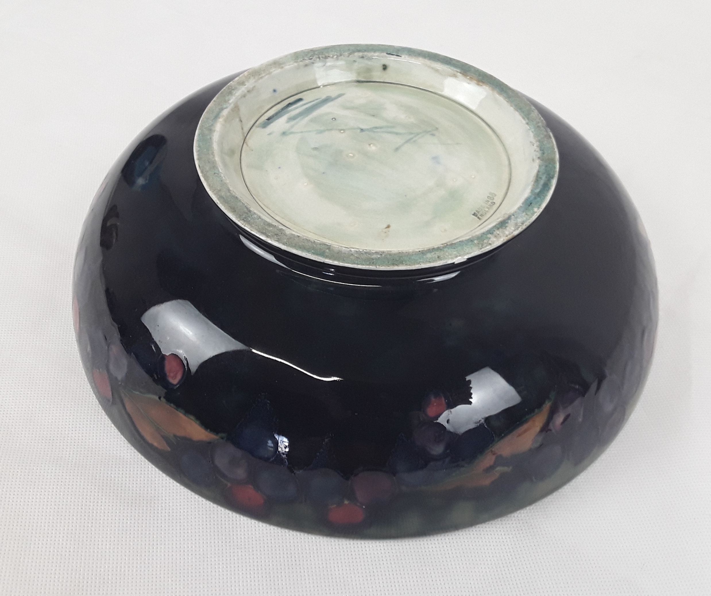 Large William Moorcroft Footed Pomegranate Bowl - Image 12