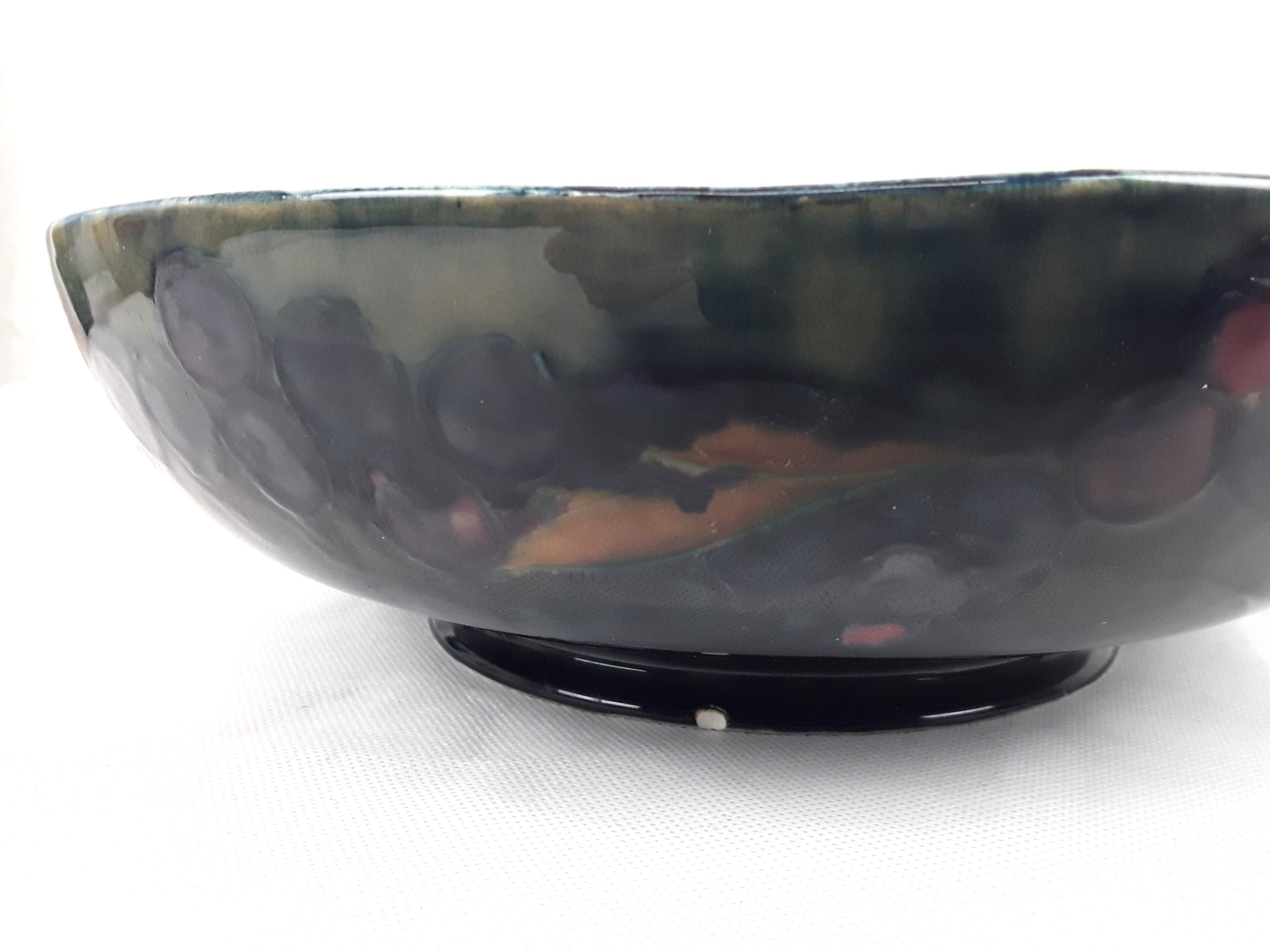 Large William Moorcroft Footed Pomegranate Bowl - Image 4