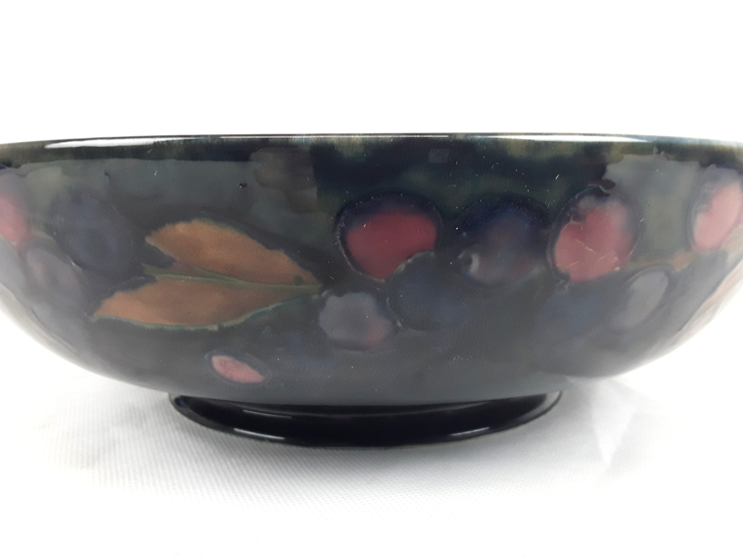 Large William Moorcroft Footed Pomegranate Bowl - Image 3