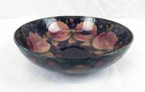 Large William Moorcroft Footed Pomegranate Bowl