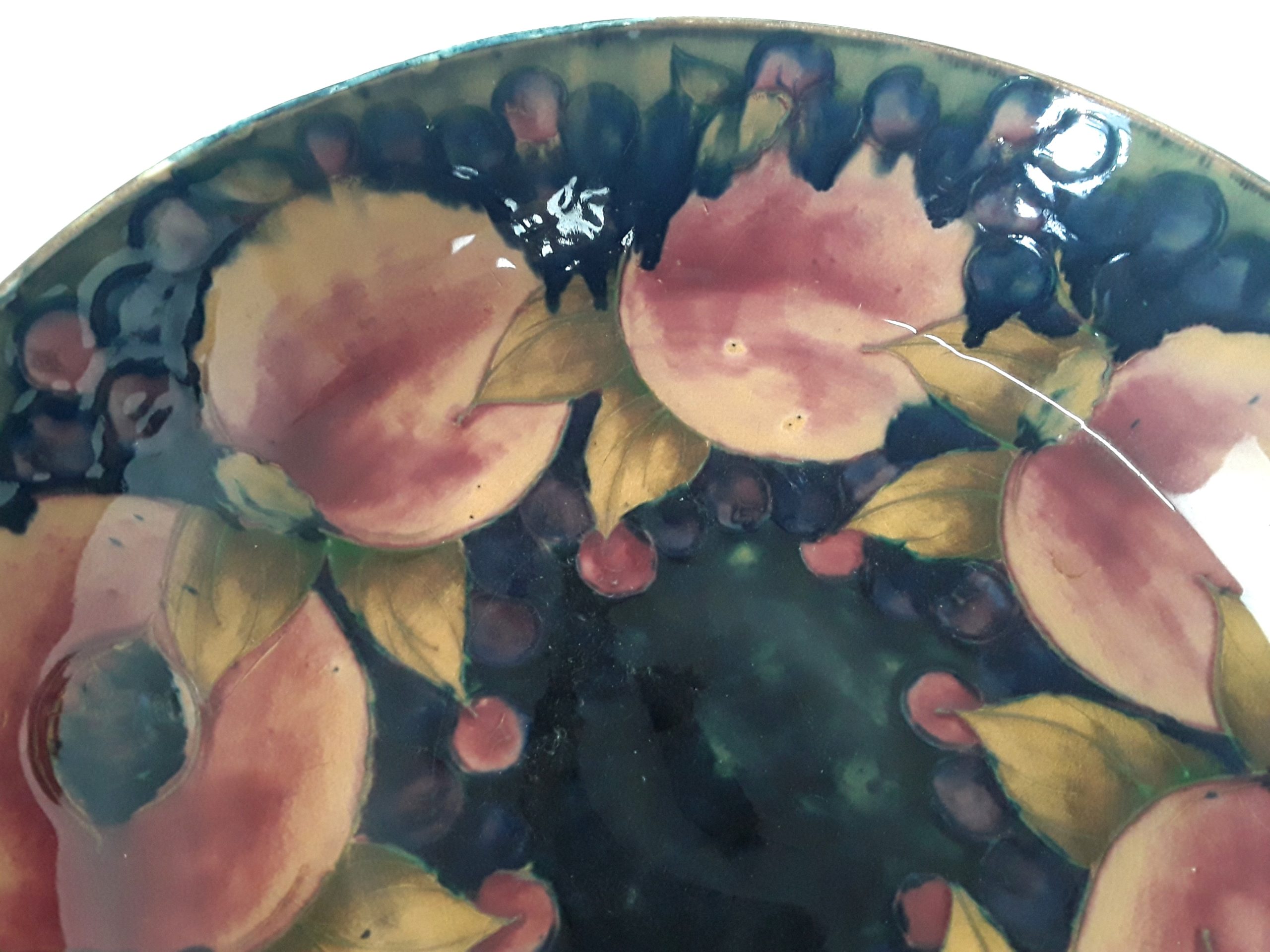 Large William Moorcroft Footed Pomegranate Bowl - Image 11