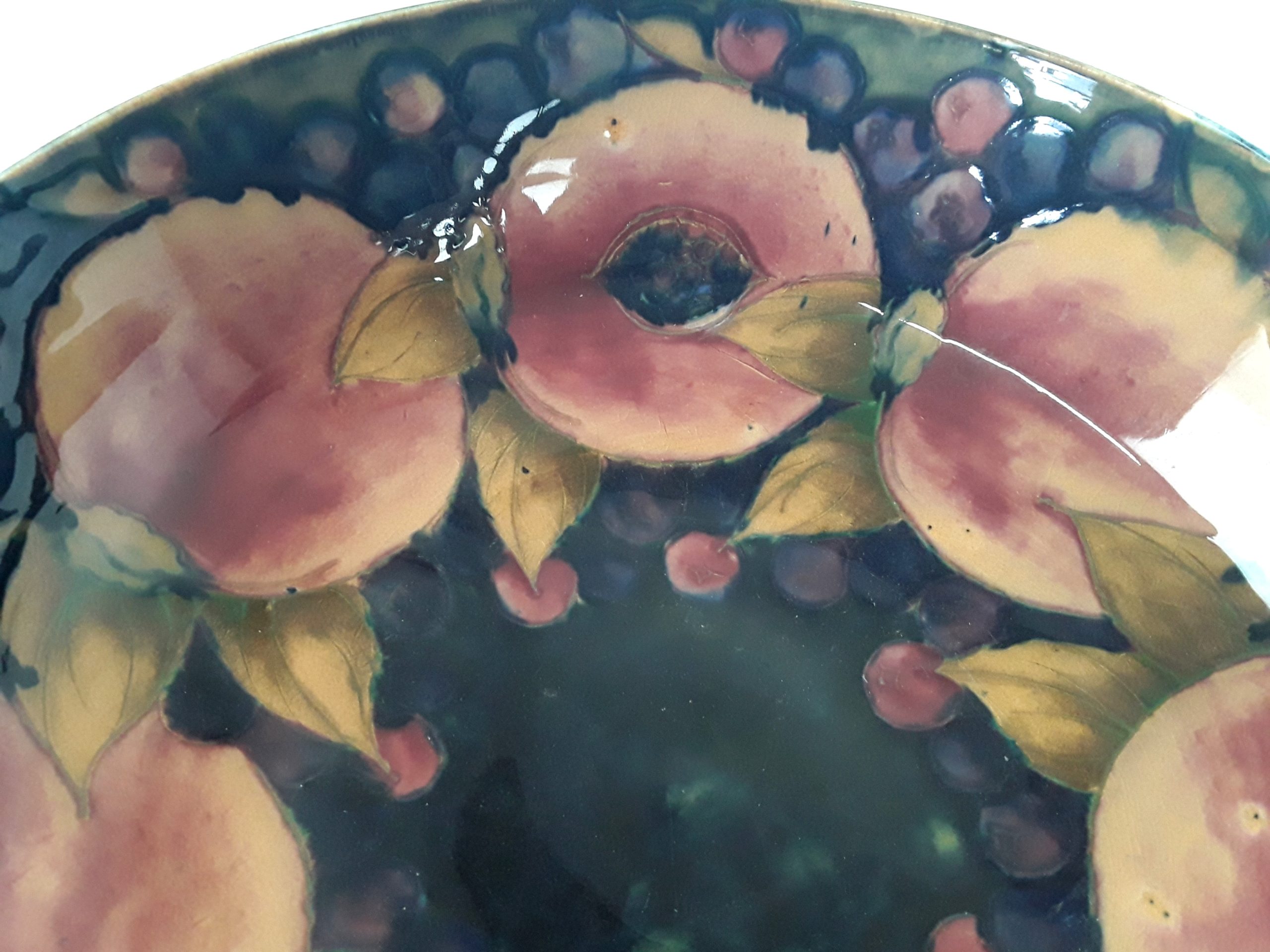 Large William Moorcroft Footed Pomegranate Bowl - Image 8