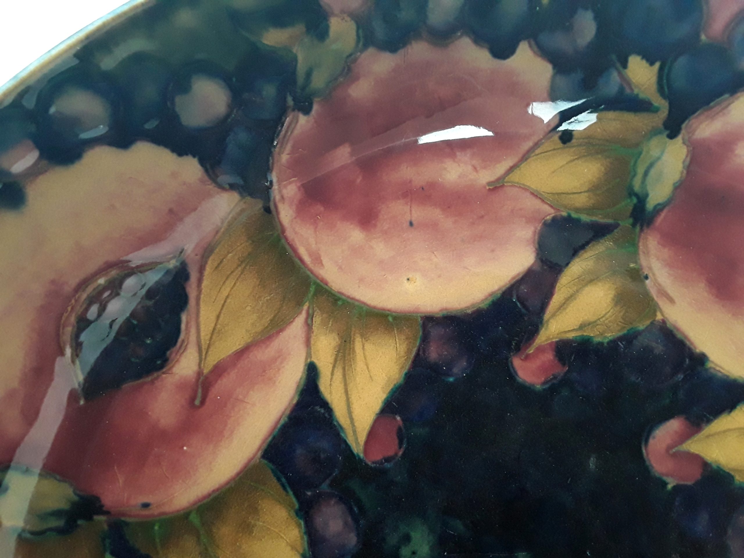Large William Moorcroft Footed Pomegranate Bowl - Image 10