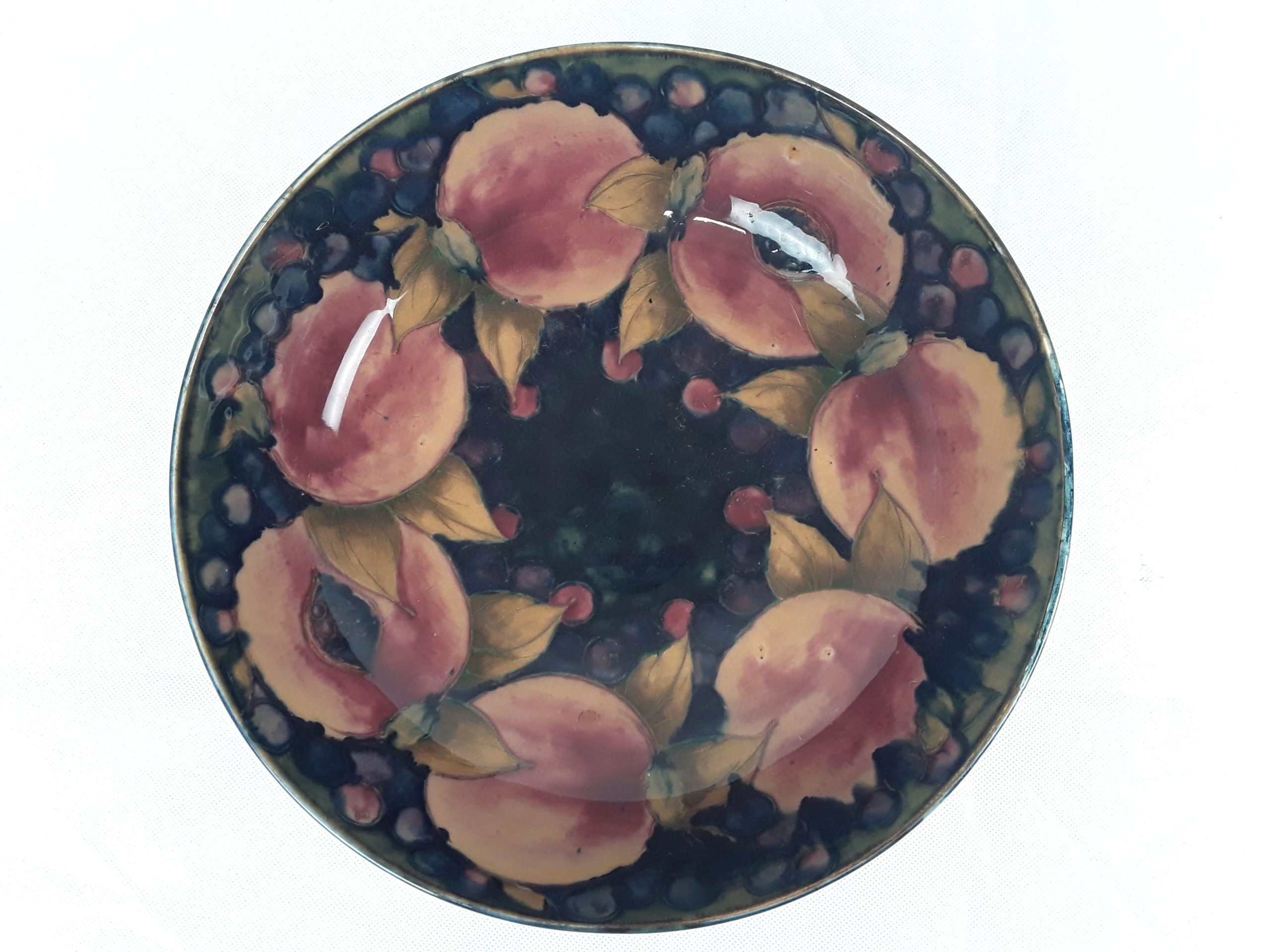 Large William Moorcroft Footed Pomegranate Bowl - Image 6