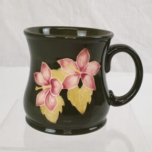 Moorcroft Pink Clematis Flower Mug